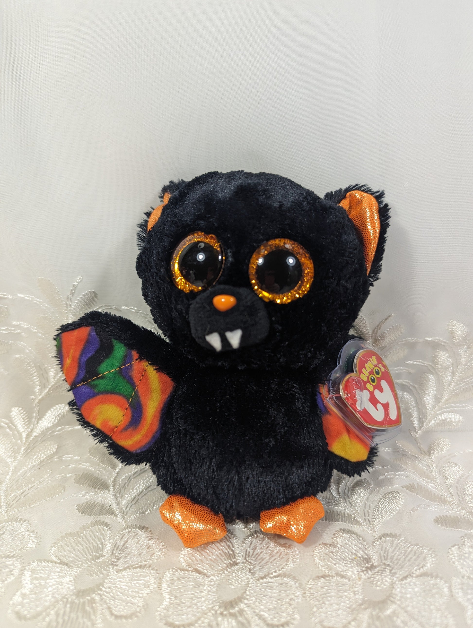 Ty Beanie Boo - Scarem the Halloween Bat (6in) Non - Mint Tags - Vintage Beanies Canada