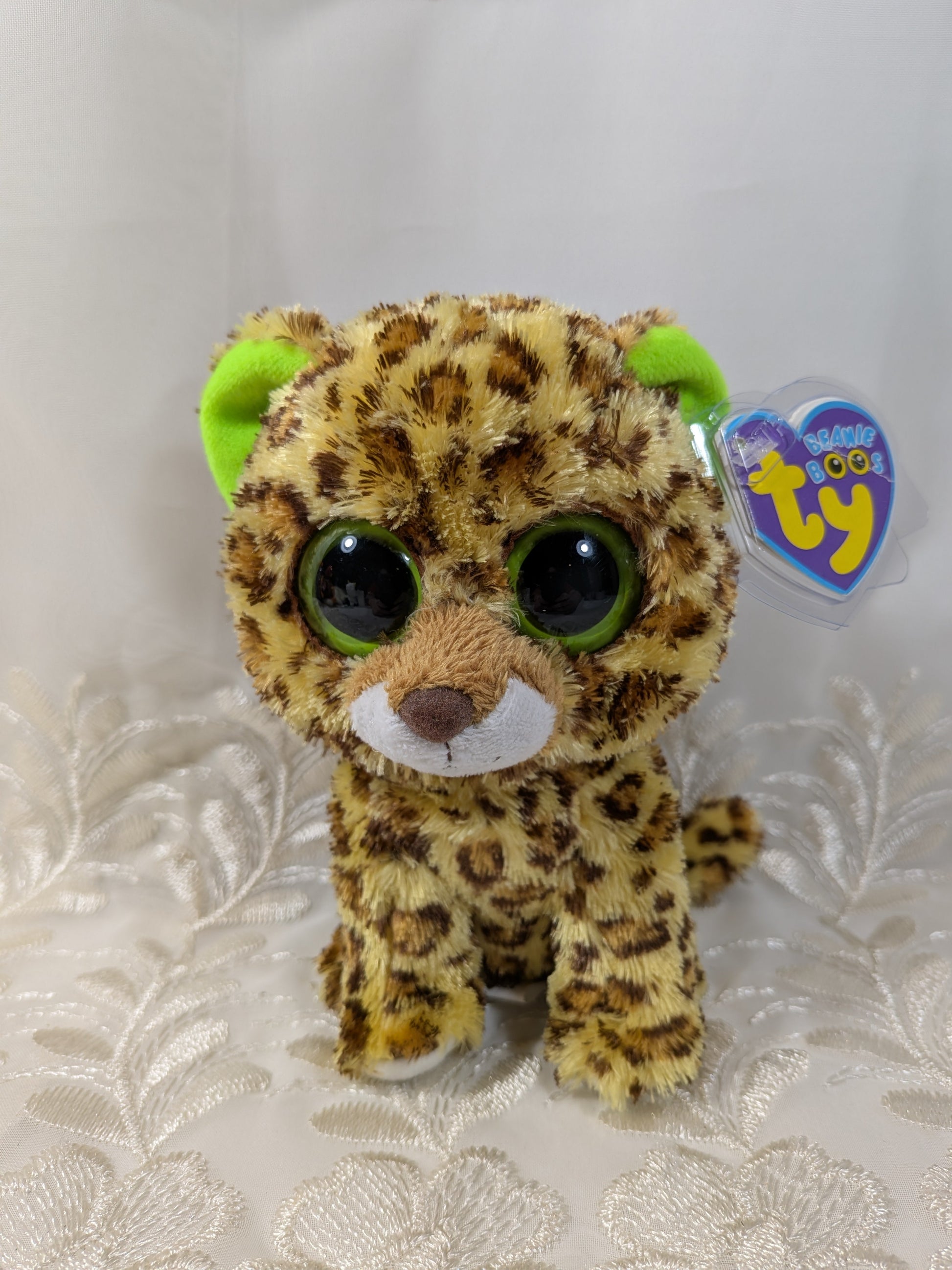 Ty Beanie Boo - Speckles The Leopard (6in) *Rare* First Generation, Non - mint Tag - Vintage Beanies Canada