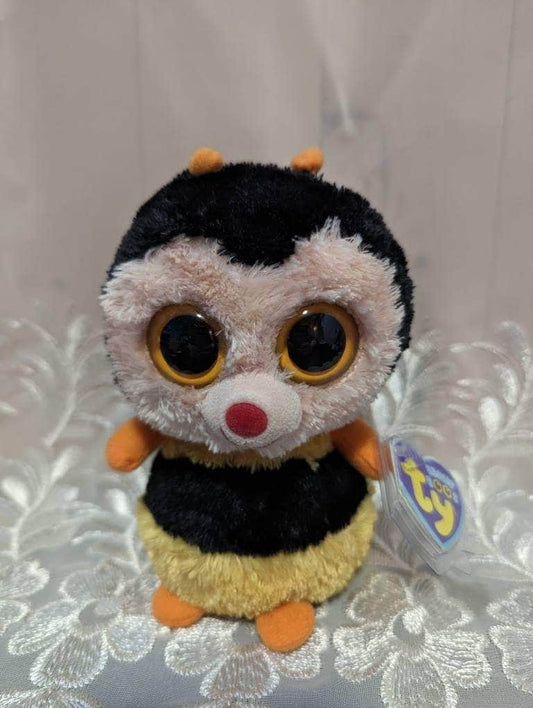 Ty Beanie Boo - Sting The Bumblebee - Purple Tag First Generation (6in) Non-mint Tags - Vintage Beanies Canada