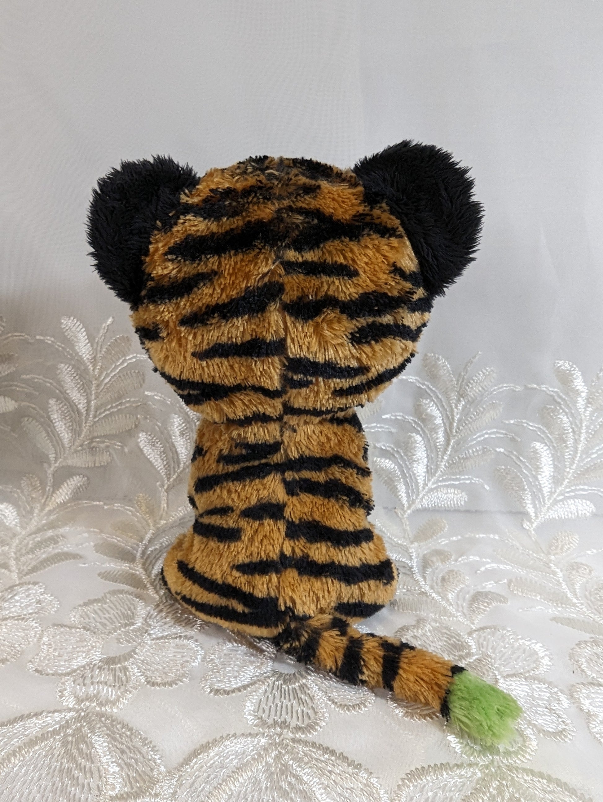 Ty Beanie Boo - Stripes The Tiger (6in) Solid Eyes, First Gen, *pre-owned condition* - Vintage Beanies Canada
