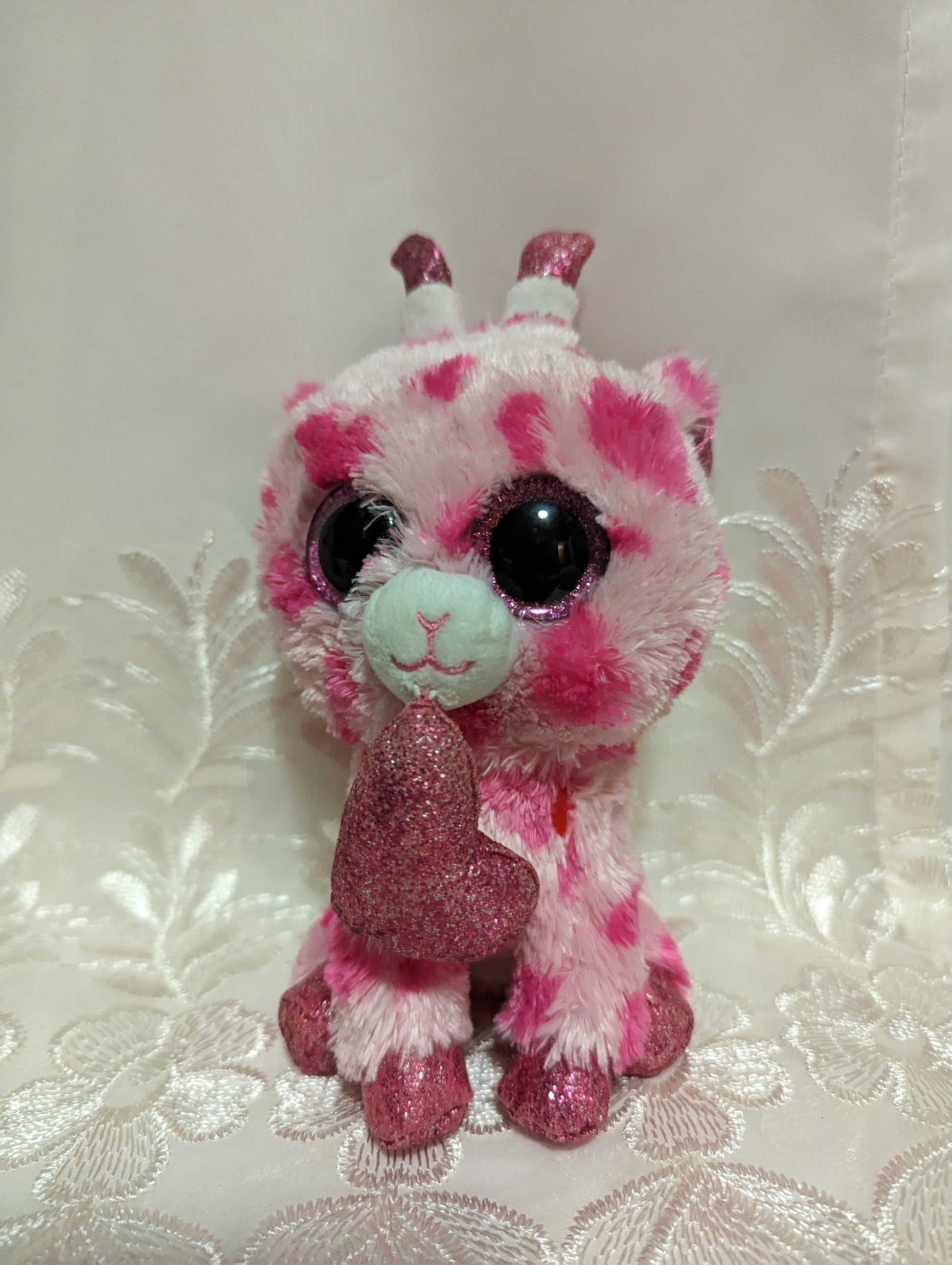 Ty Beanie Boo - Sweetums The Pink Giraffe (6in) No Hang Tag - Vintage Beanies Canada