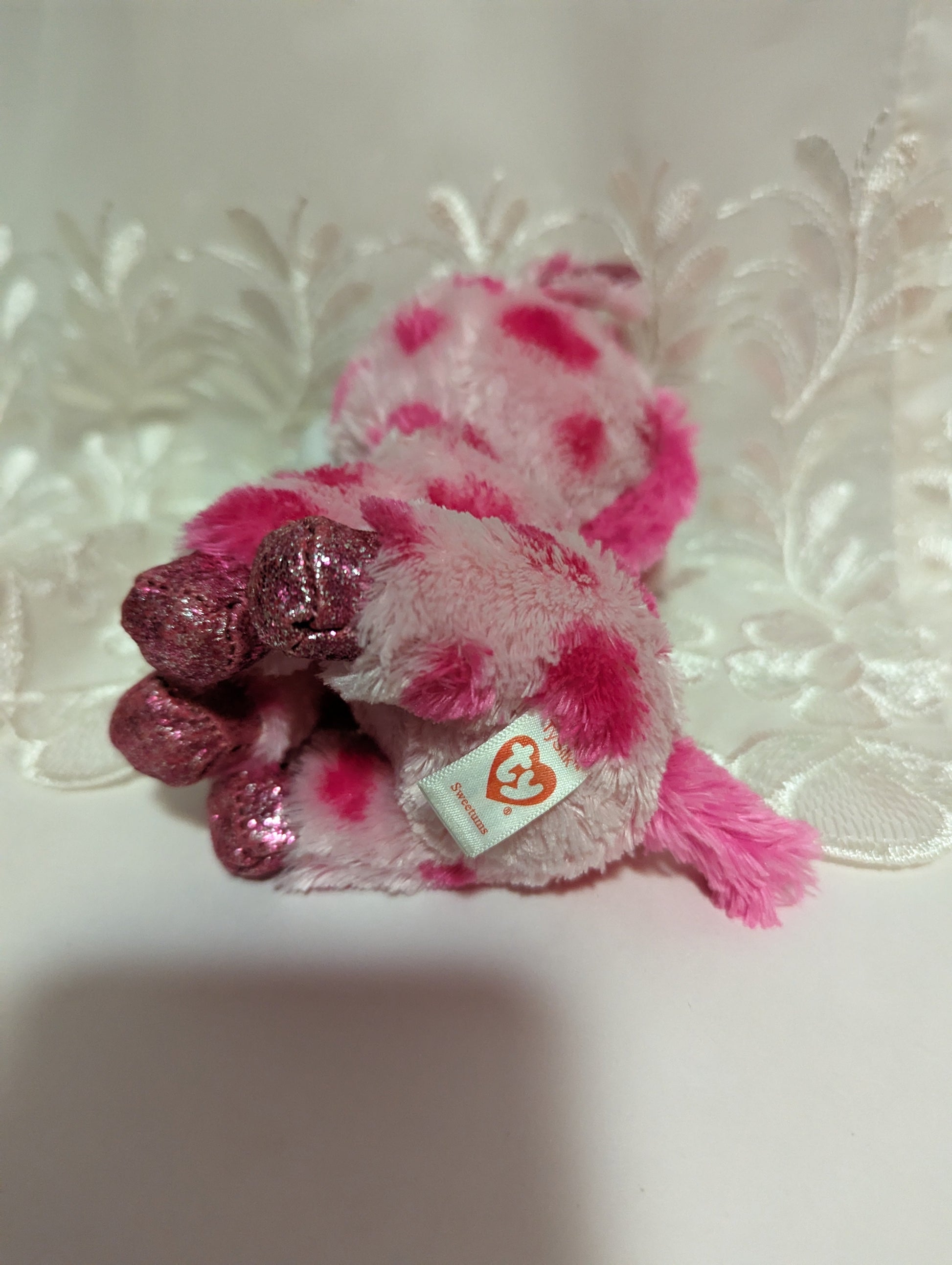 Ty Beanie Boo - Sweetums The Pink Giraffe (6in) No Hang Tag - Vintage Beanies Canada