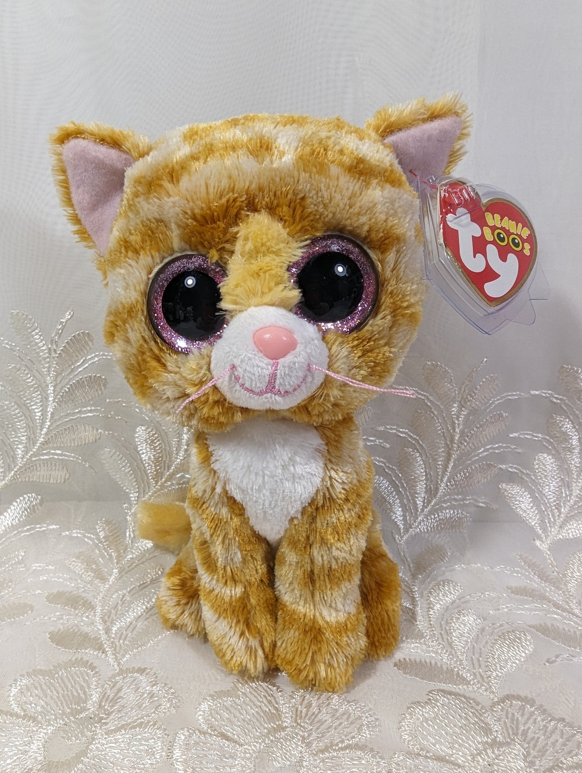 Ty Beanie Boo - Tabitha The Orange Tabby Cat (6 in) Near mint tag - Vintage Beanies Canada