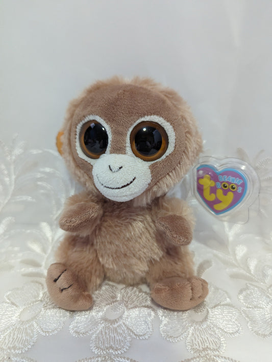 Ty Beanie Boo - Tangerine The Orangutan (6in) First Gen, Near-mint Purple Hang Tag - Vintage Beanies Canada