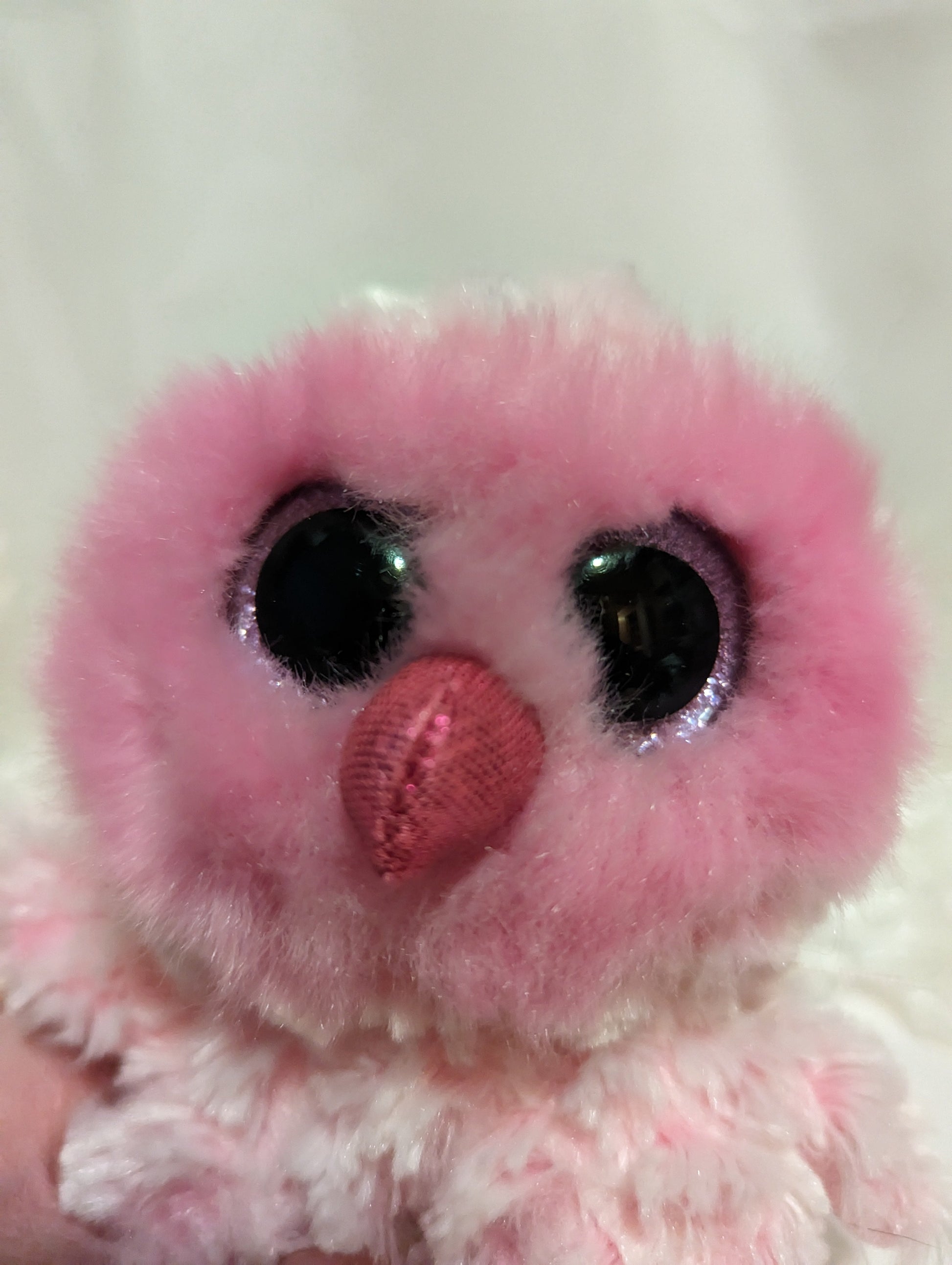 Ty Beanie Boo - Twiggy The Pink Owl (6in) No Tag - Vintage Beanies Canada