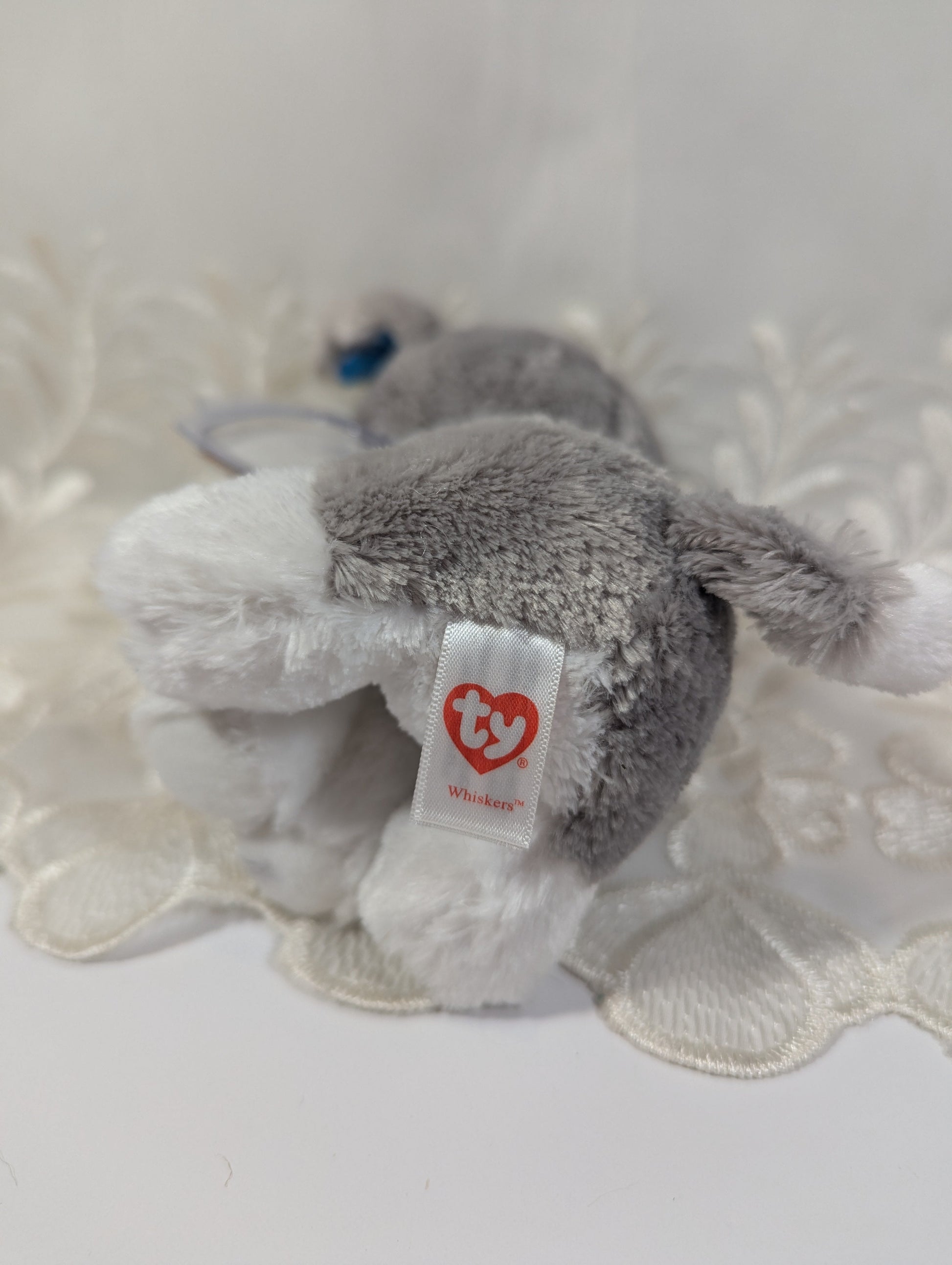 Ty Beanie Boo - Whiskers The Gray Schnauzer Dog (6in) - Vintage Beanies Canada
