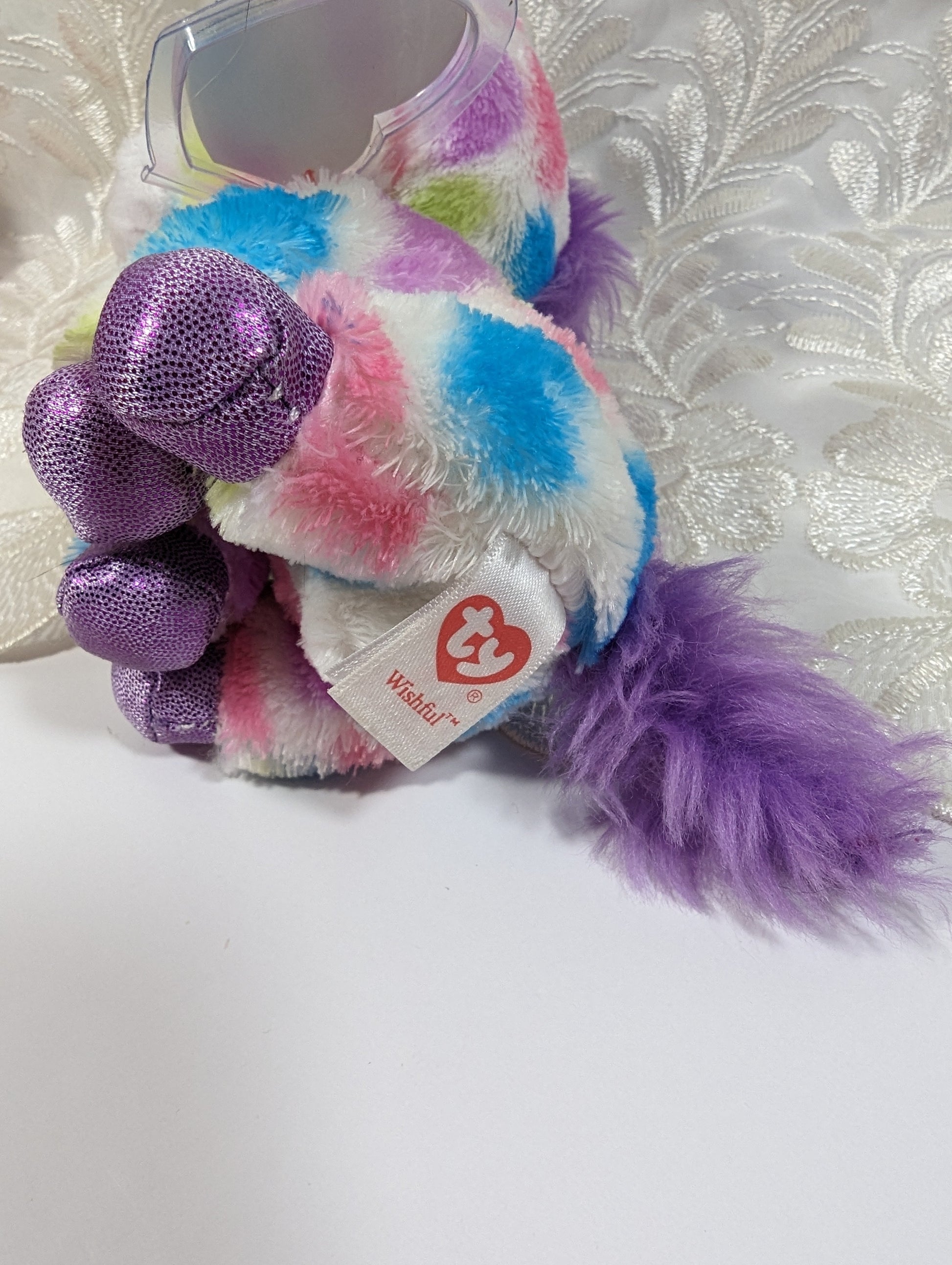 Ty Beanie Boo - Wishful The Unicorn (6in) Non - mint Hang Tag - Vintage Beanies Canada