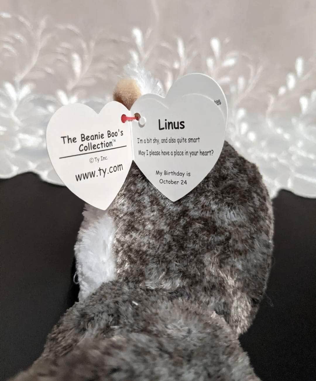 Ty Beanie Boos - Linus The Lemur (6 In) - Vintage Beanies Canada