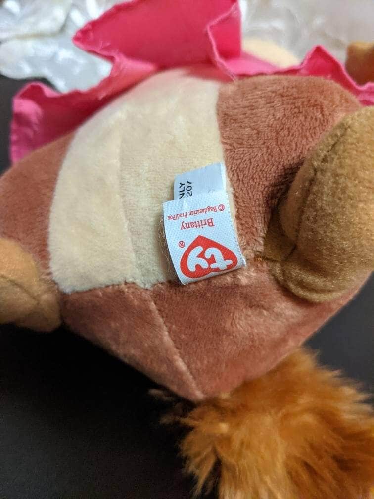 Ty Beanie Buddy - Brittany The Chipmunk From The Movie Alvin And The Chipmunks The Squeakquel (12in) No Hang Tag - Vintage Beanies Canada