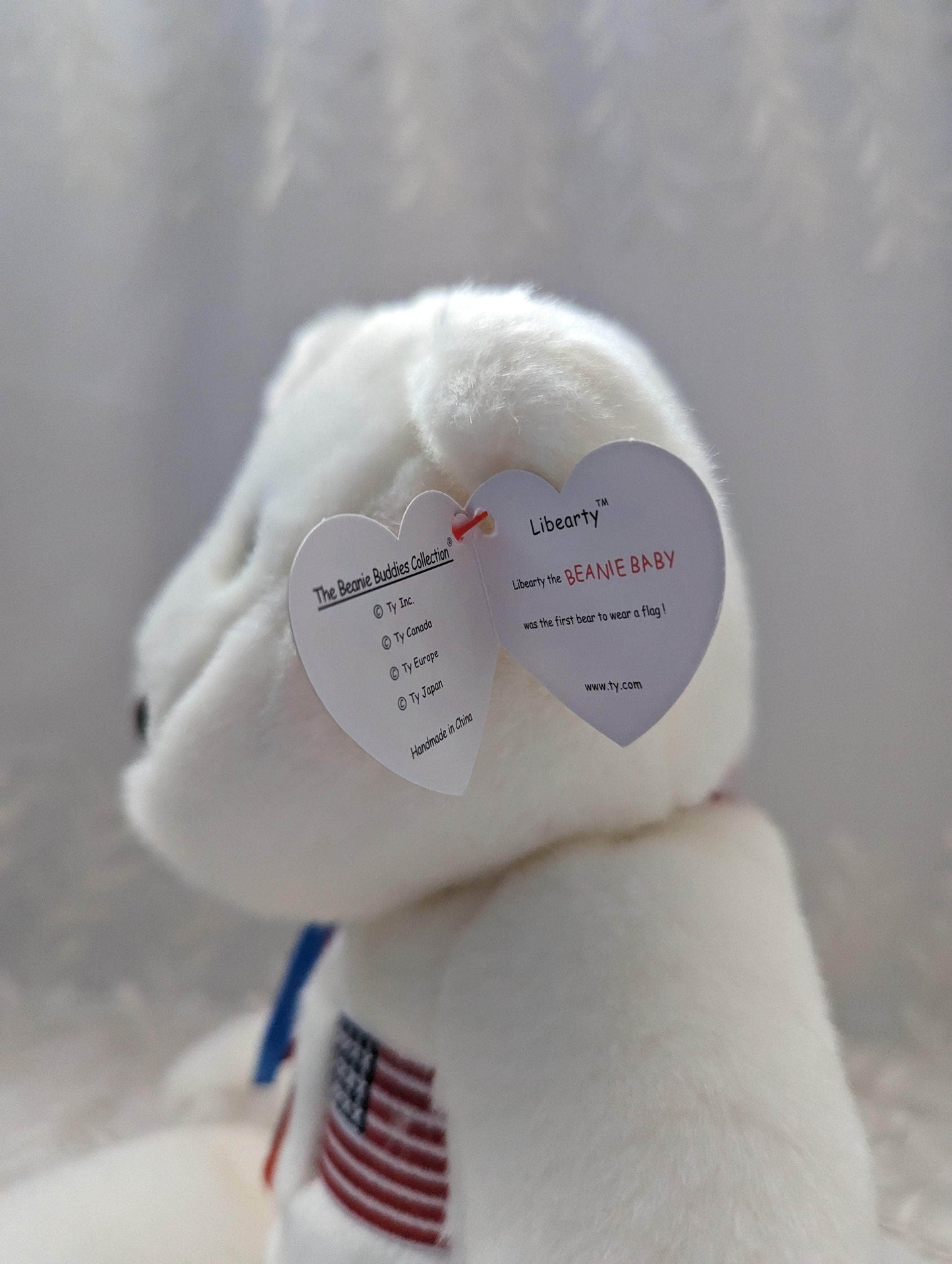 Ty Beanie Buddy - Libearty The Bear (USA exclusive) (14in) - Vintage Beanies Canada