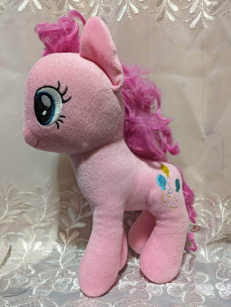 Ty Beanie Buddy - My Little Pony - Pinkie Pie with Captain Tush tag *Error* (11 inch) No Hang Tag - Vintage Beanies Canada