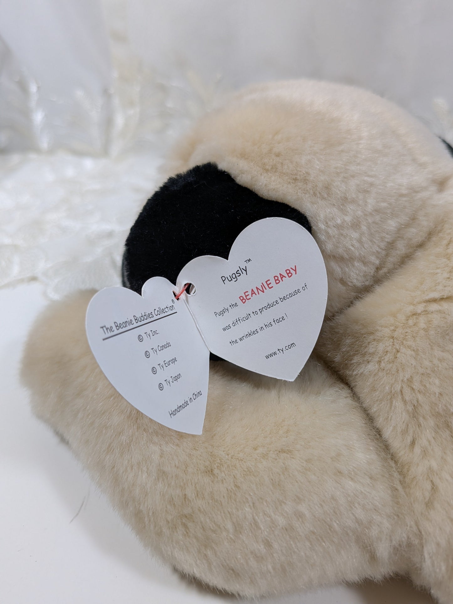 Ty Beanie Buddy - Pugsley The Pug (14in) - Vintage Beanies Canada