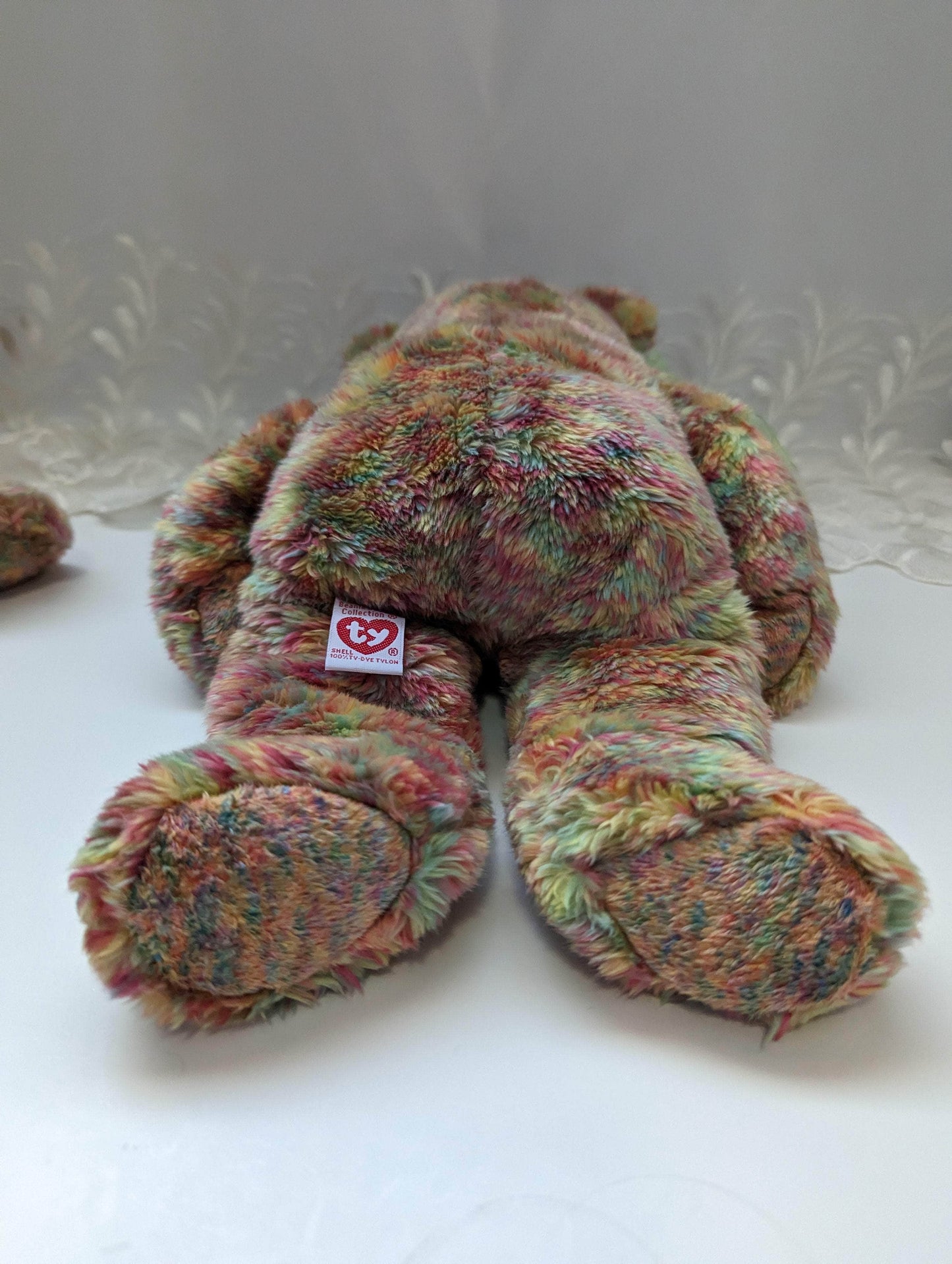 Ty Beanie Buddy - Speckles The Bear (13in) - Vintage Beanies Canada