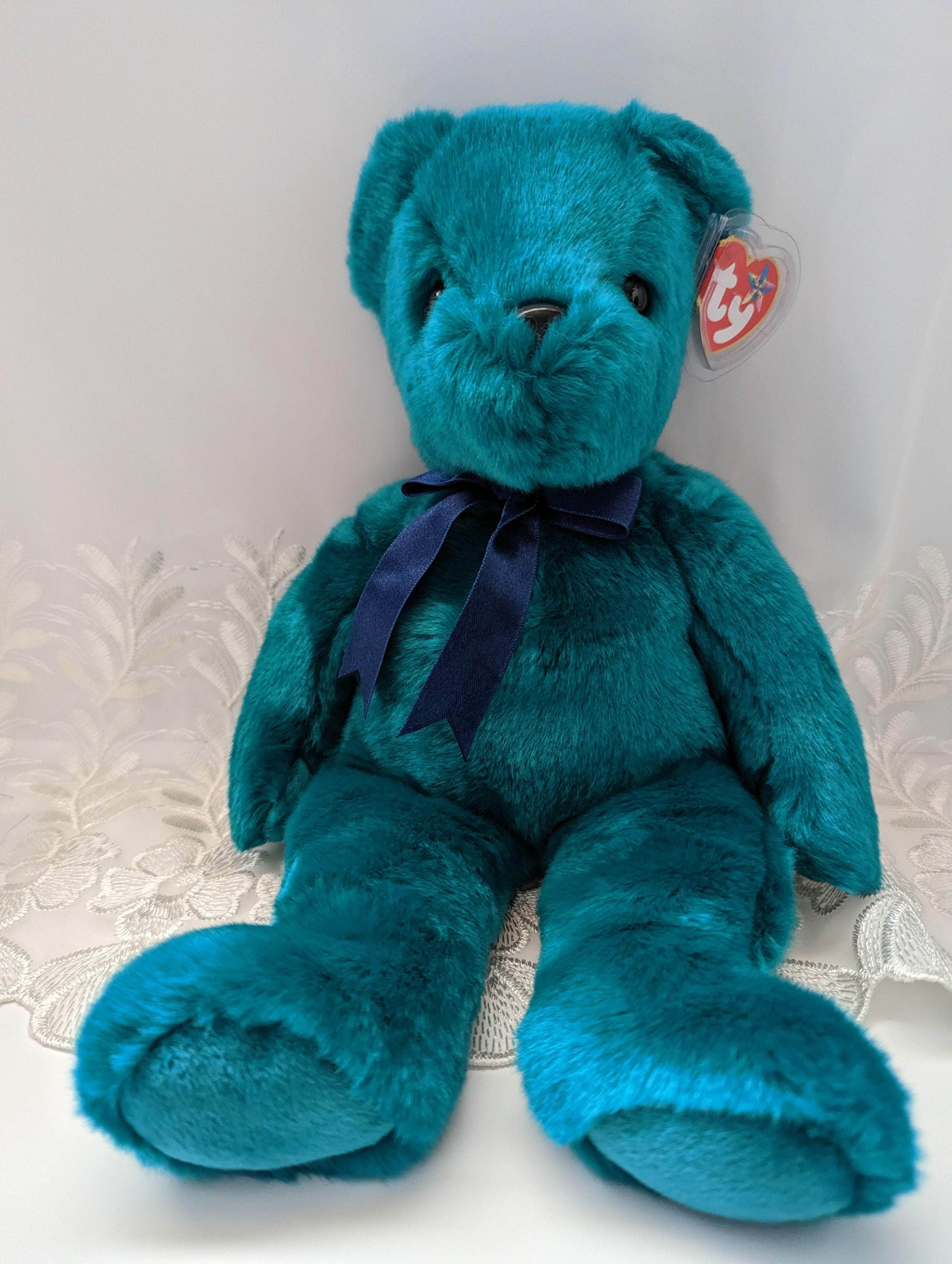 Ty Beanie Buddy Teddy the old-faced bear (14in) Vintage