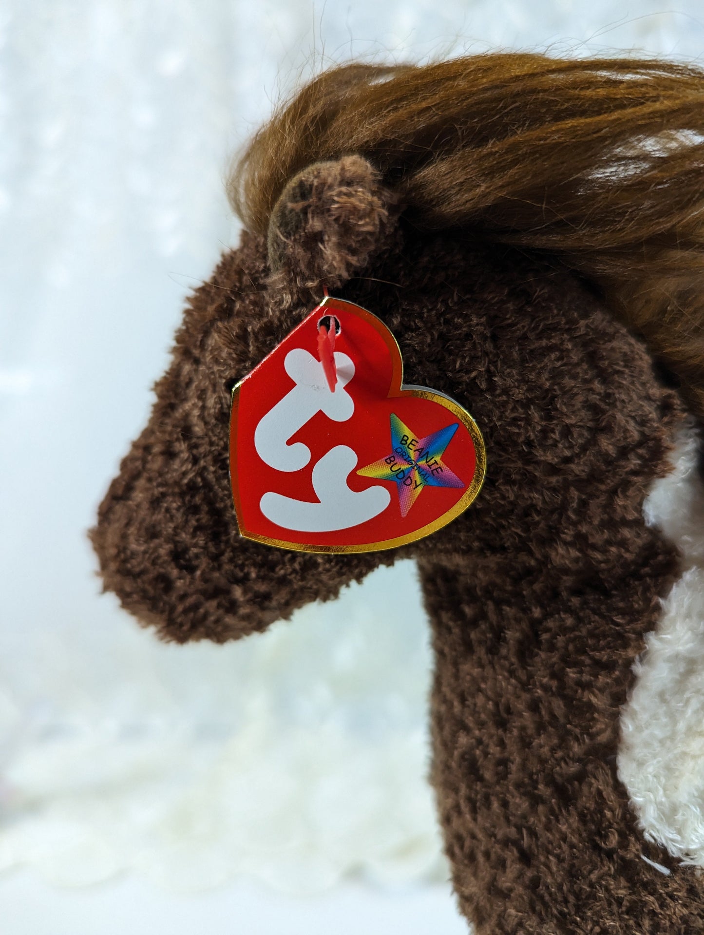 Ty Beanie Buddy - Thunderbolt The Horse (11in) - Vintage Beanies Canada