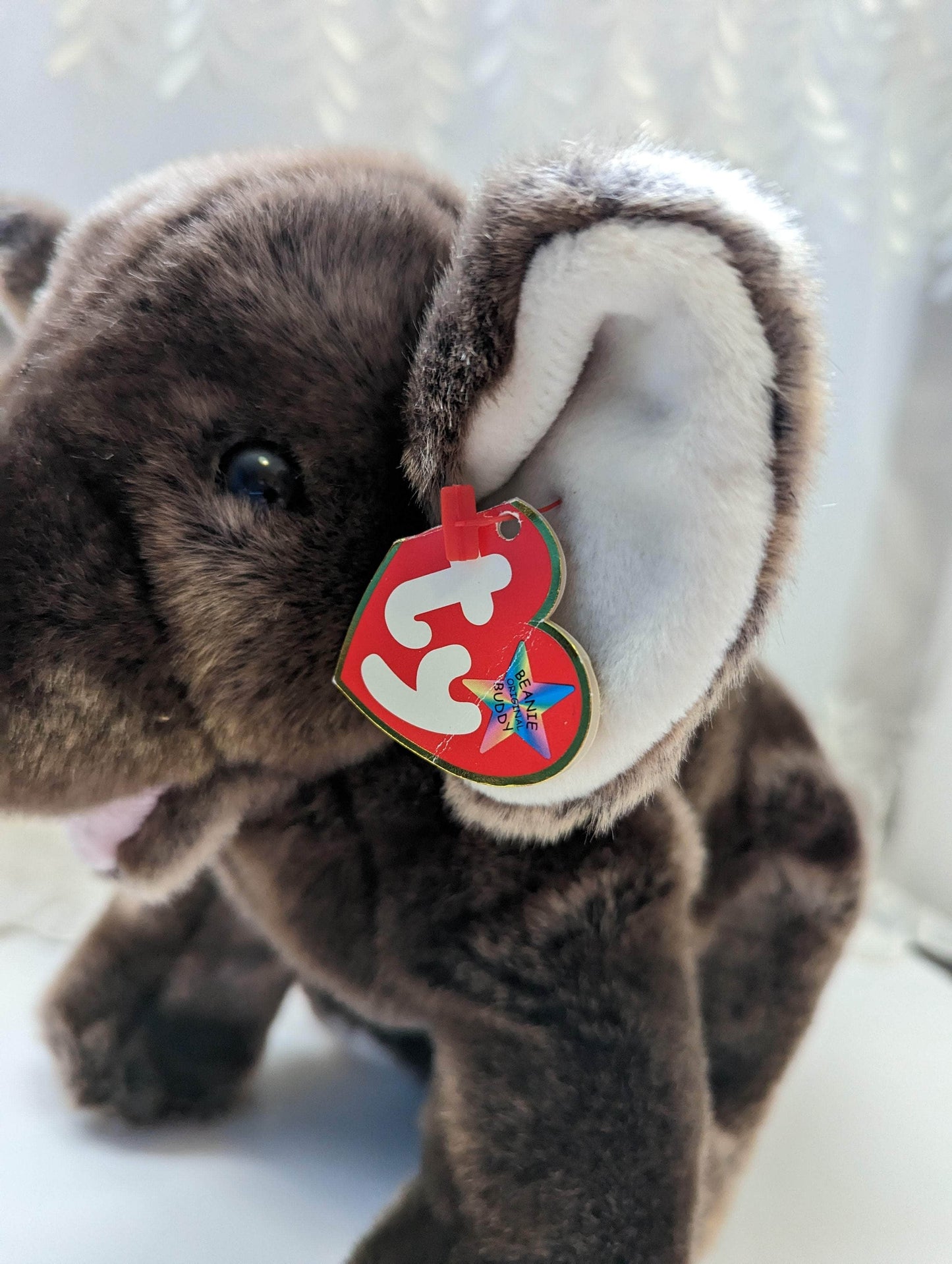 Ty Beanie Buddy - Trumpet The Elephant (10in) - Vintage Beanies Canada