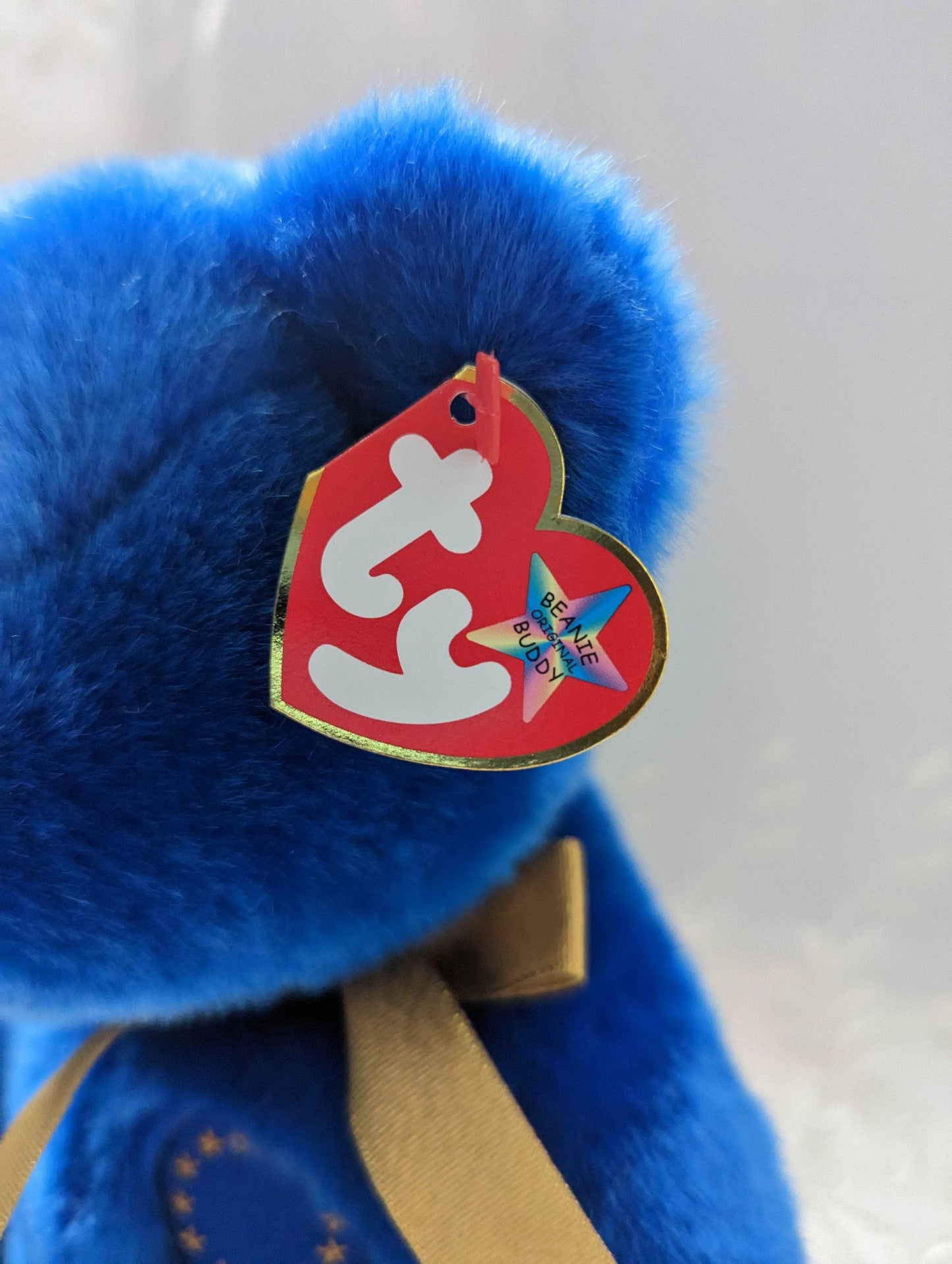 Ty Beanie Buddy - Unity The Blue Bear (13in) - Vintage Beanies Canada