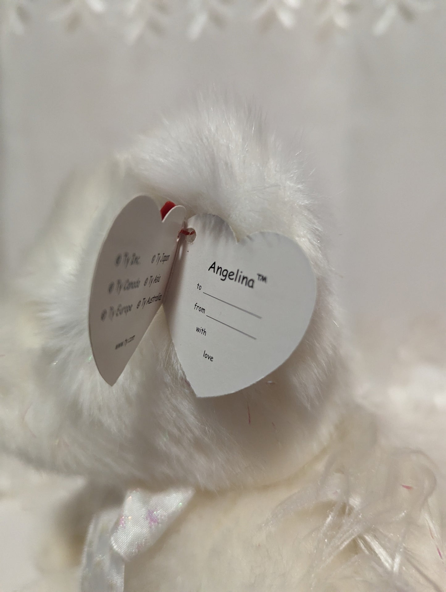 Ty Classic Collection - Angelina The Angel Bear (12in) Near Mint - Vintage Beanies Canada