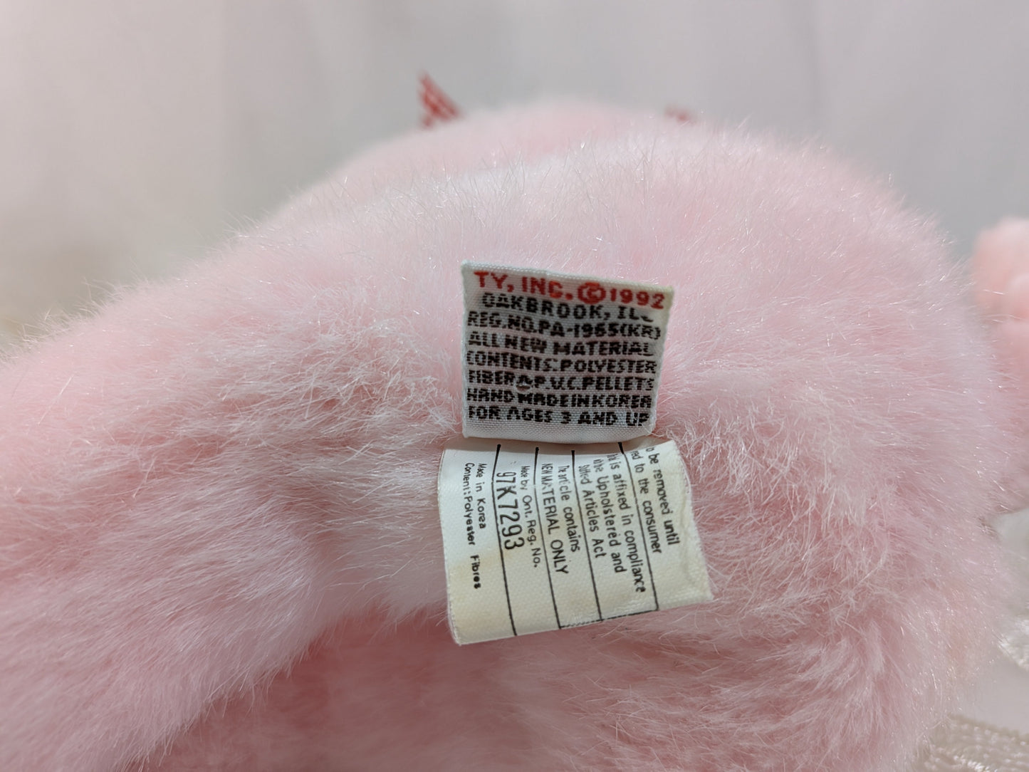 Ty Classic Collection - Baby Petunia The Pig (12in) Non - mint Tag - Vintage Beanies Canada