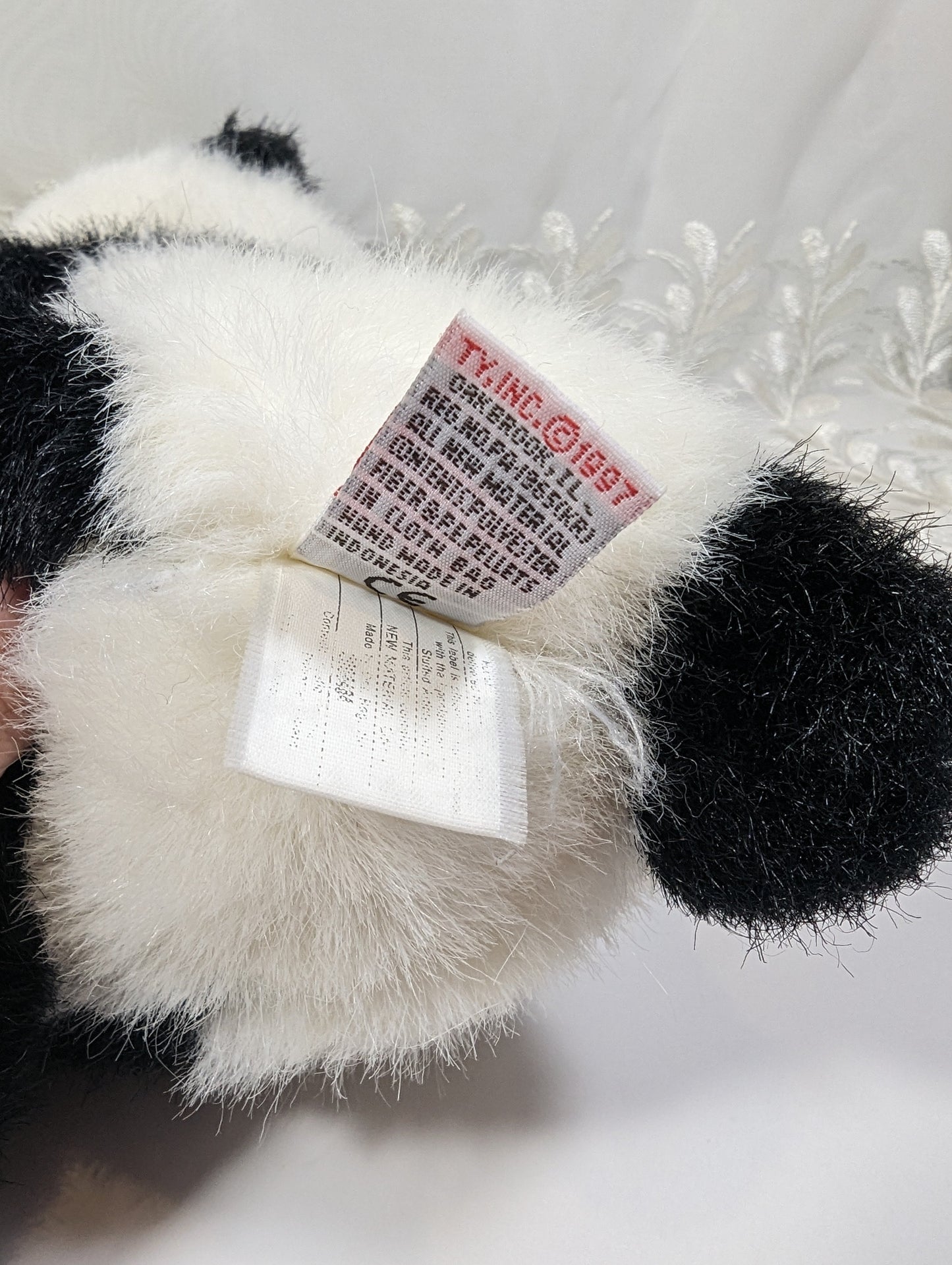 Ty Classic Collection - Bamboo the Panda Bear (10 in) No Tag - Vintage Beanies Canada