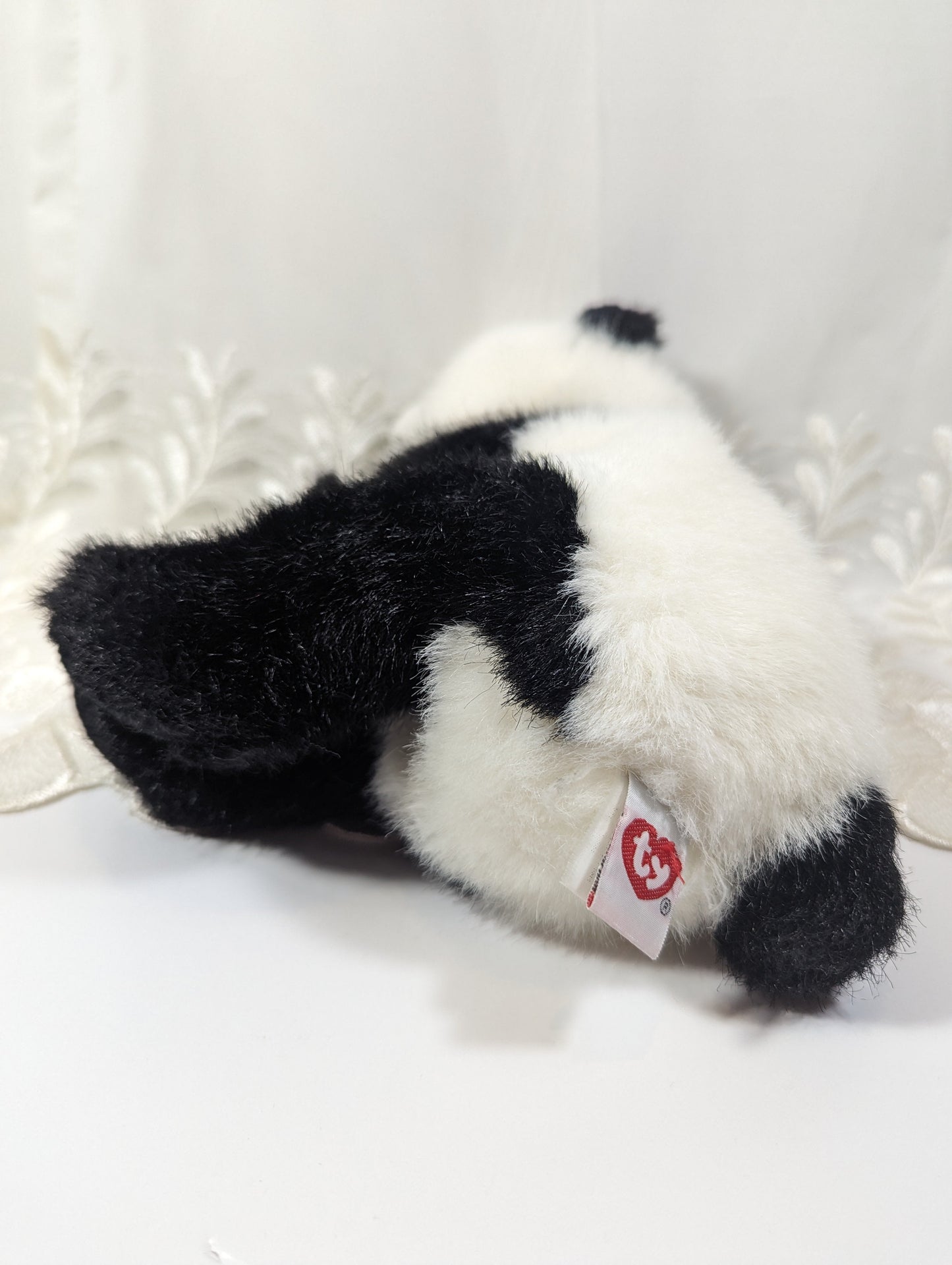 Ty Classic Collection - Bamboo the Panda Bear (10 in) No Tag - Vintage Beanies Canada