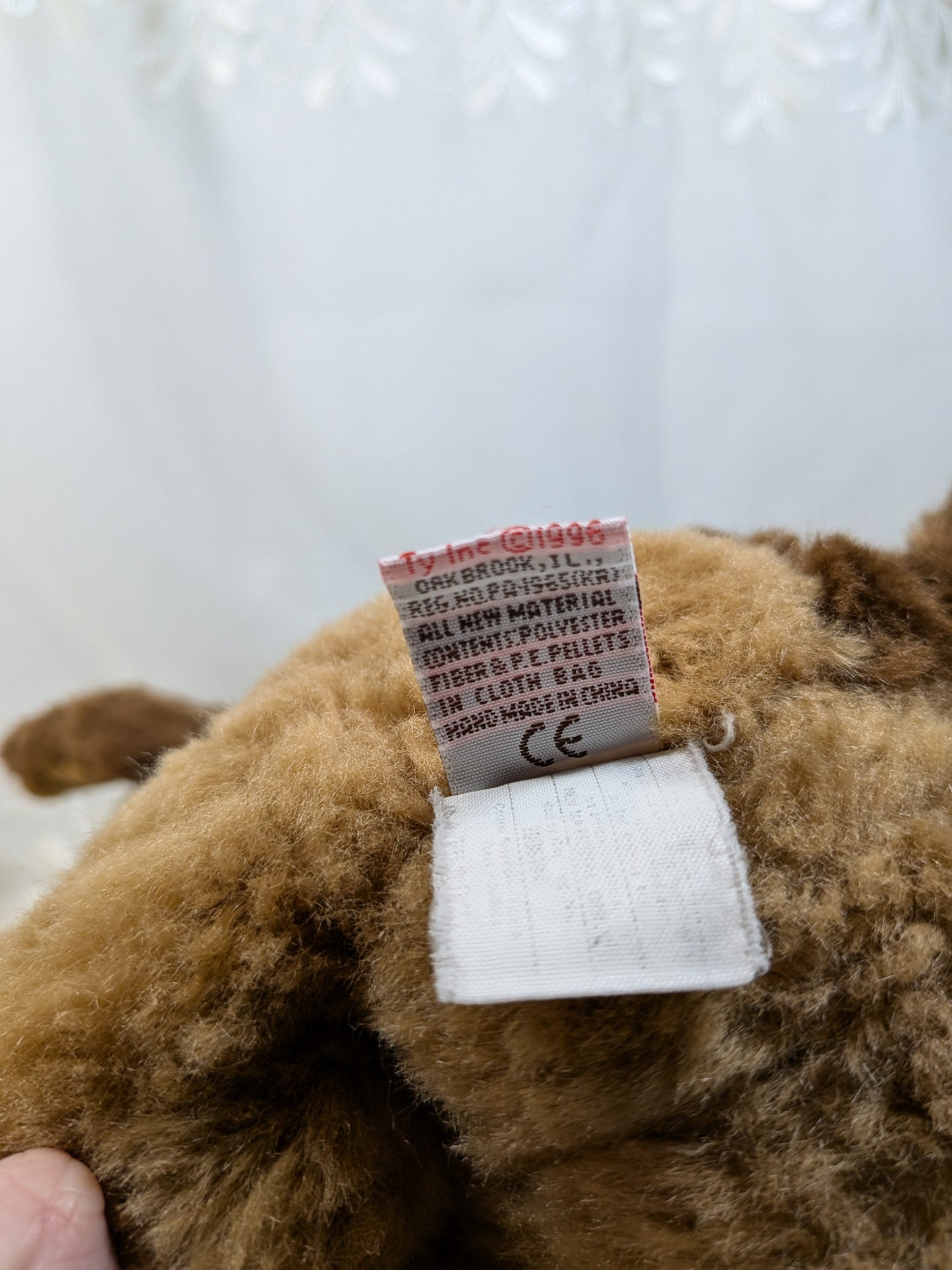Ty Classic Collection - Chips The Brown Dog (10in) No Tag - Vintage Beanies Canada