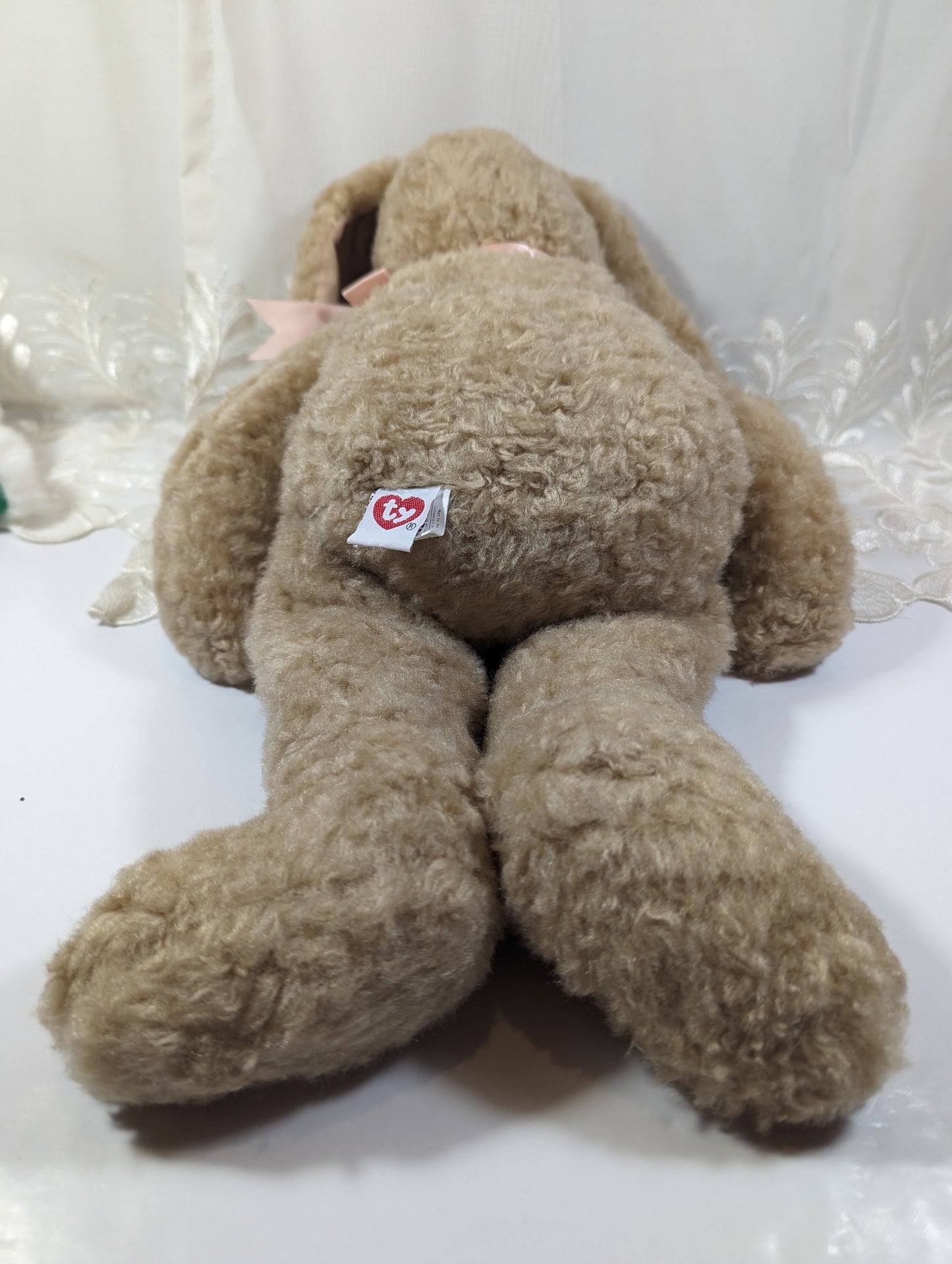 Ty Classic Collection - Curly Bunny The Bunny Rabbit (16 in) Creased Tag - Vintage Beanies Canada
