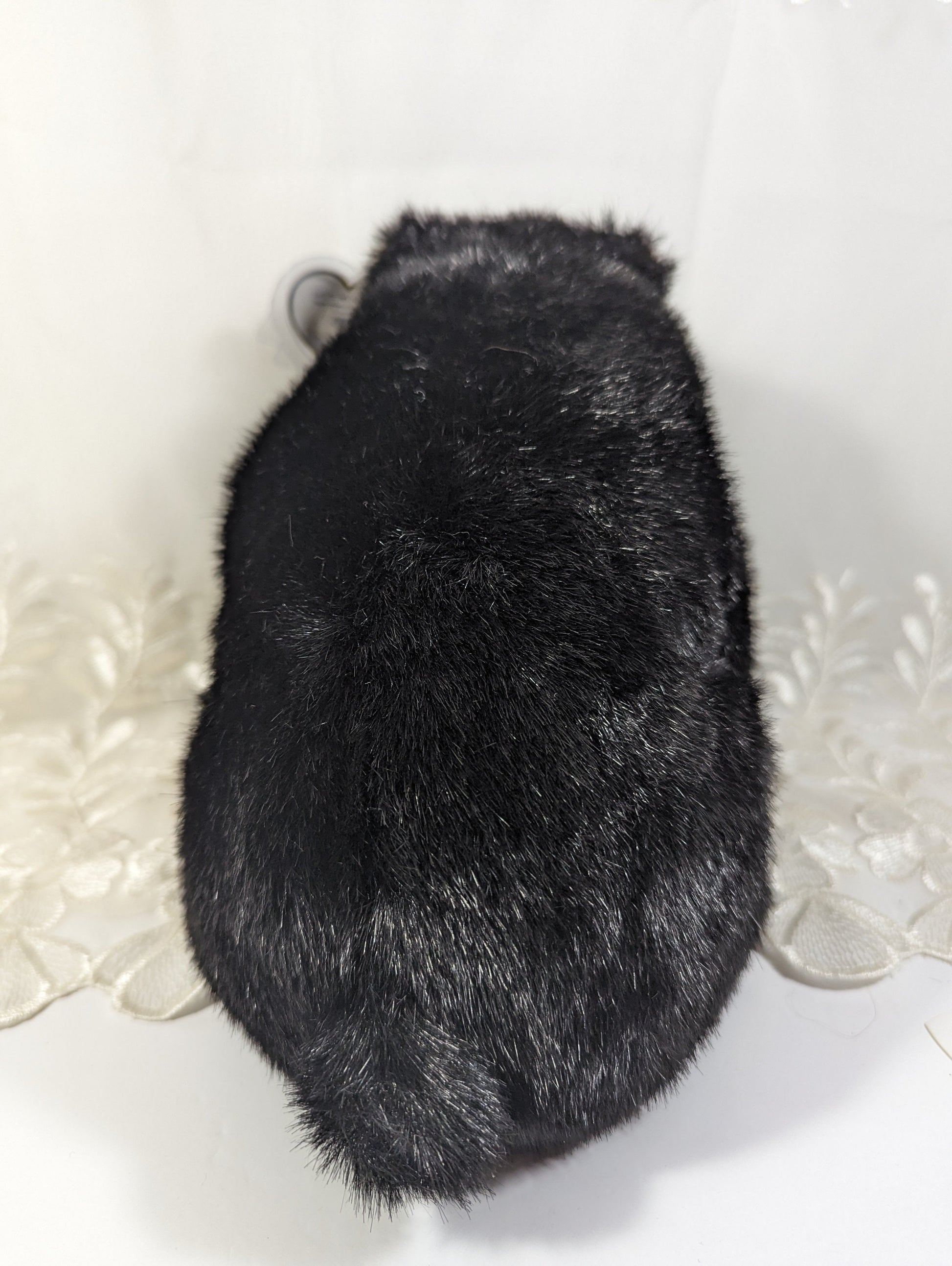 Ty Classic Collection - Forest the Black Bear (11in) Creased Hang Tag - Vintage Beanies Canada