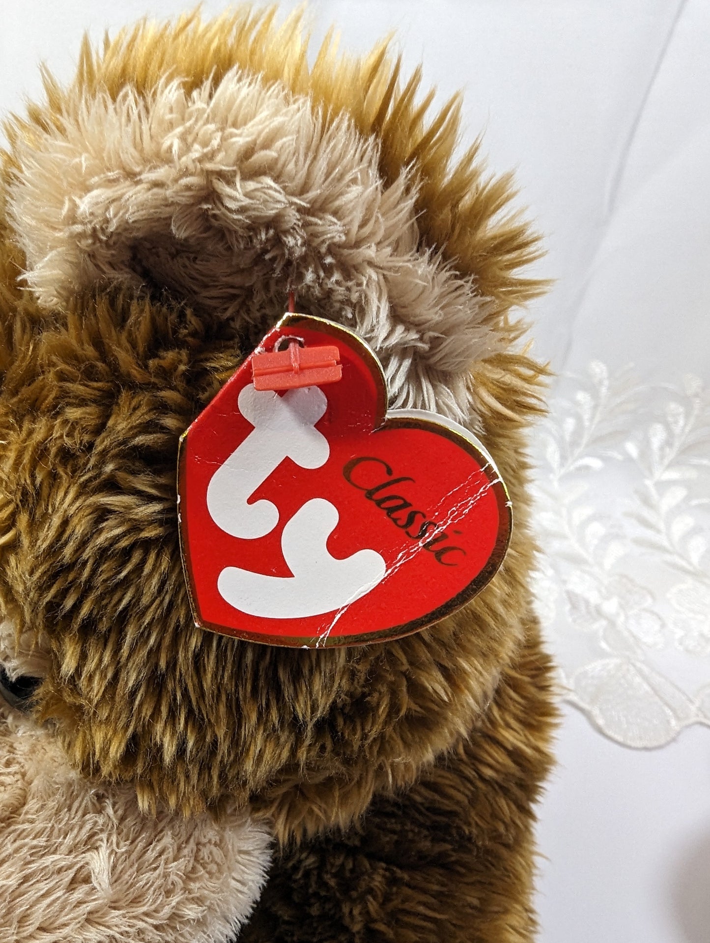 Ty Classic Collection - Griddles The Bear (14in) Non-mint Hang Tag - Vintage Beanies Canada