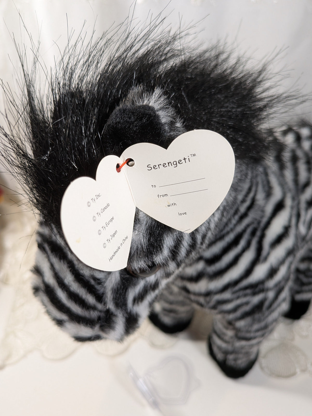 Ty Classic Collection - Serengeti The Zebra (11in) - Vintage Beanies Canada