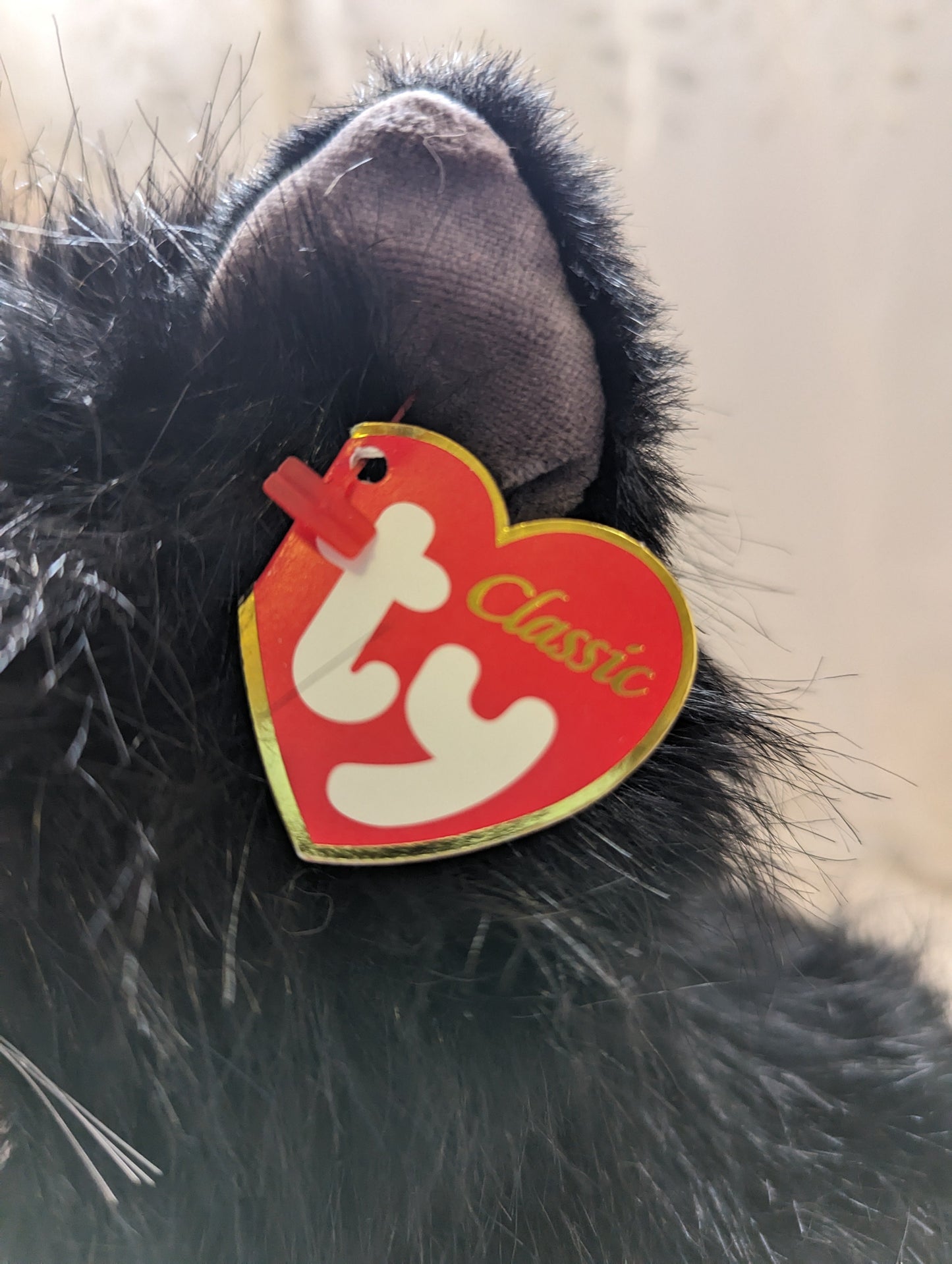 Ty Classic Collection - Shadow The Black Cat (12in) *Rare* Near Mint - Vintage Beanies Canada