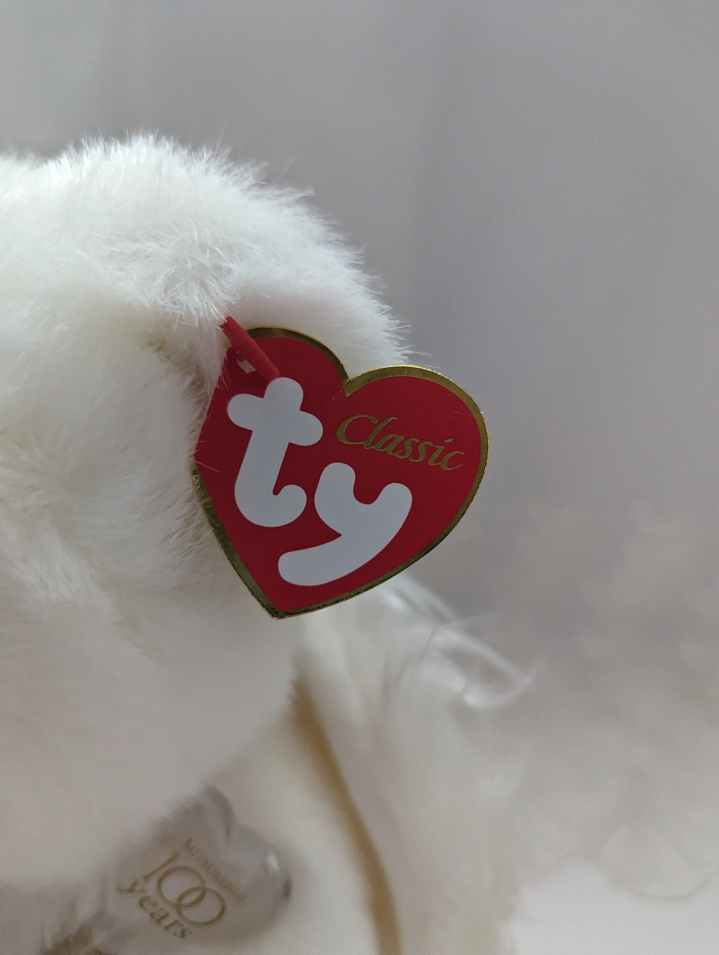 Ty Classic Collection - Snow Angel The White Angel Bear (Japanese exclusive) 12in - Near Mint Tag - Vintage Beanies Canada