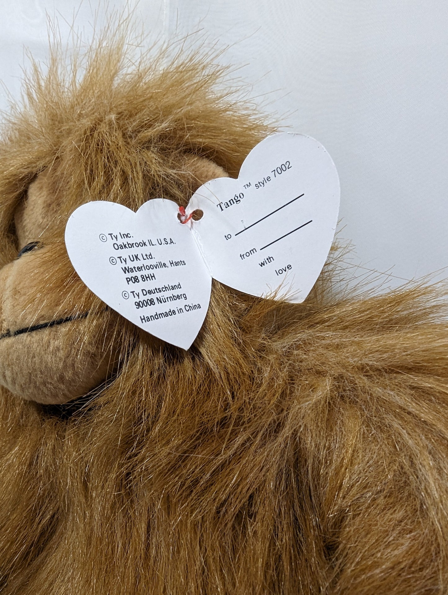 Ty Classic Collection - Tango The Brown Monkey (10in) Near Mint Tag - Vintage Beanies Canada