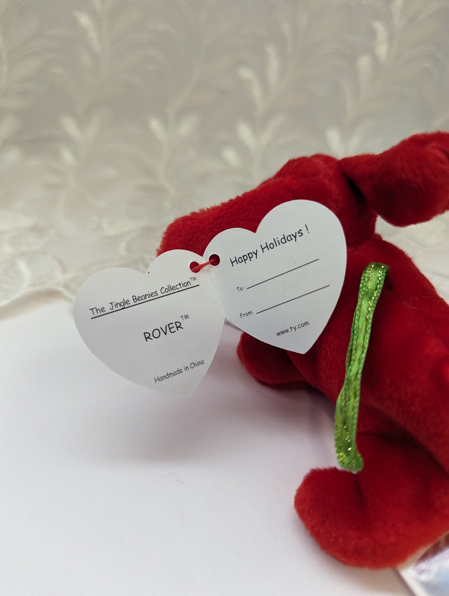 Ty Jingle Beanie - Rover The Red Dog (5in) Christmas Tree Decor - Vintage Beanies Canada