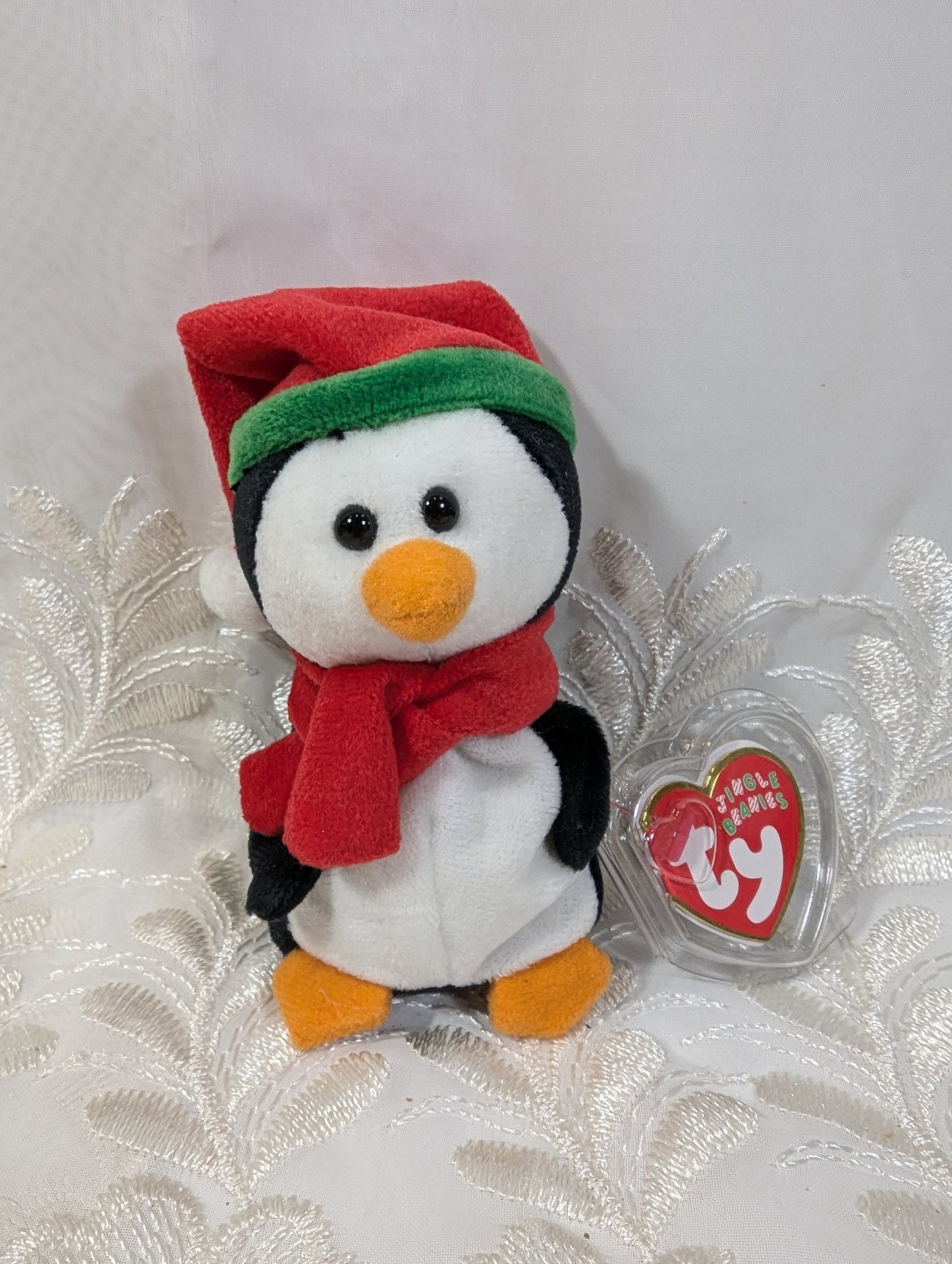 Ty Jingle Beanie - Sleddy The Penguin (4in) Christmas Tree Ornament - Vintage Beanies Canada