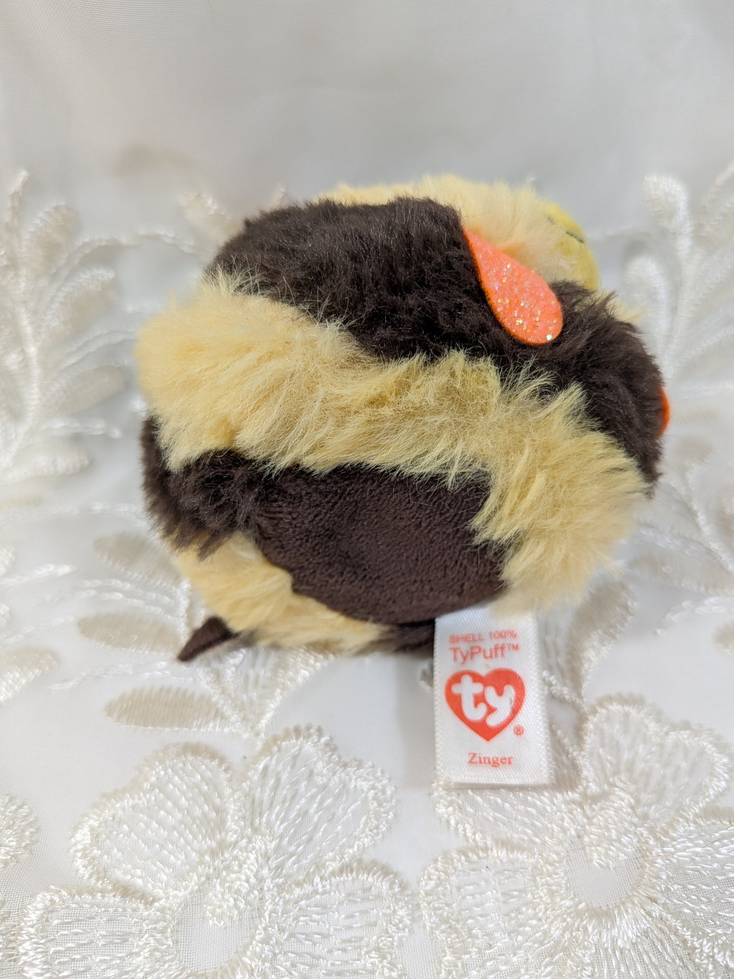 Ty Puffies - Zinger The Bumblebee (3in) No Tag - Vintage Beanies Canada