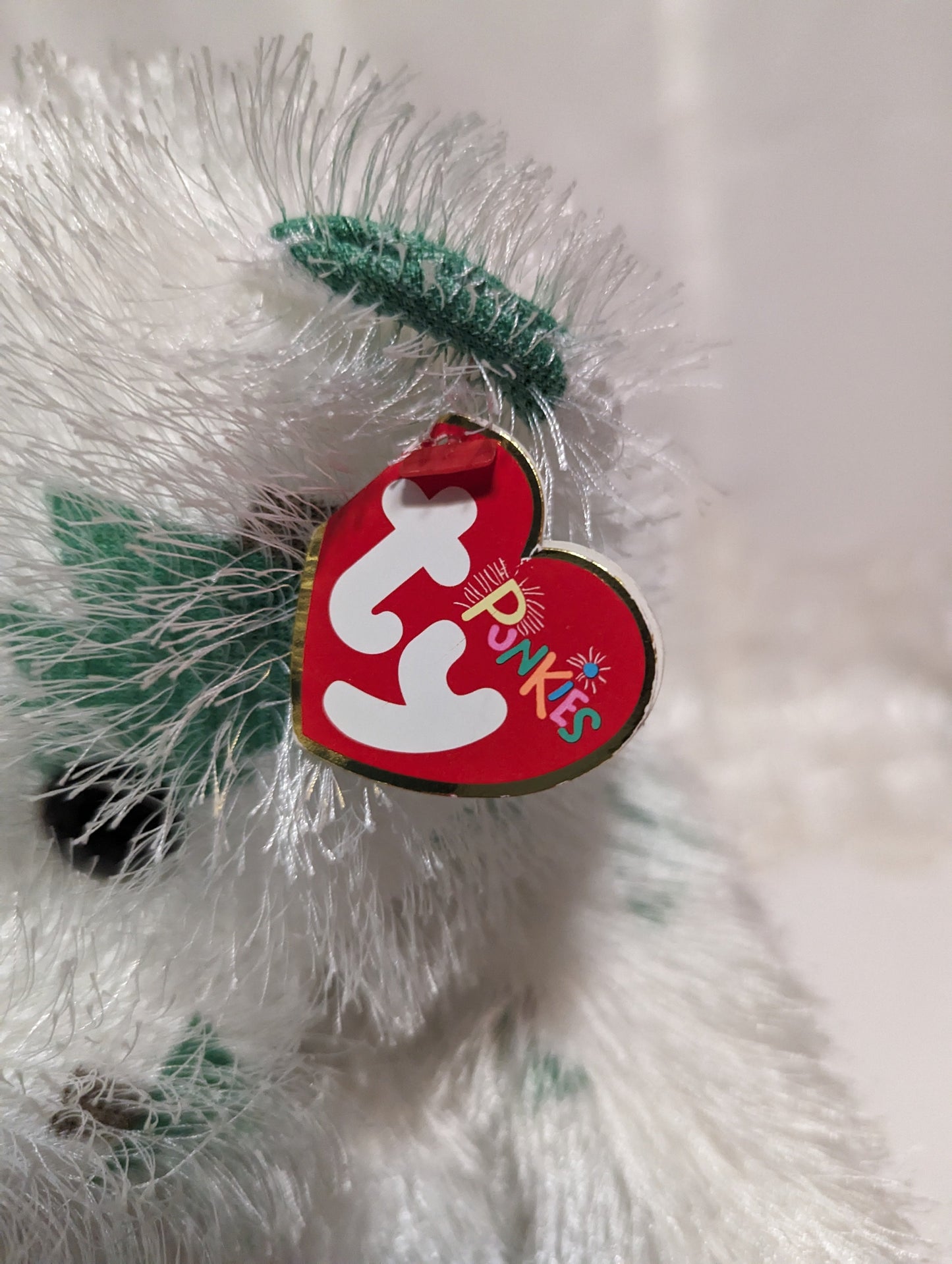 Ty Punkies - Santa Claws The Bear (13in) Creased Tag - Vintage Beanies Canada