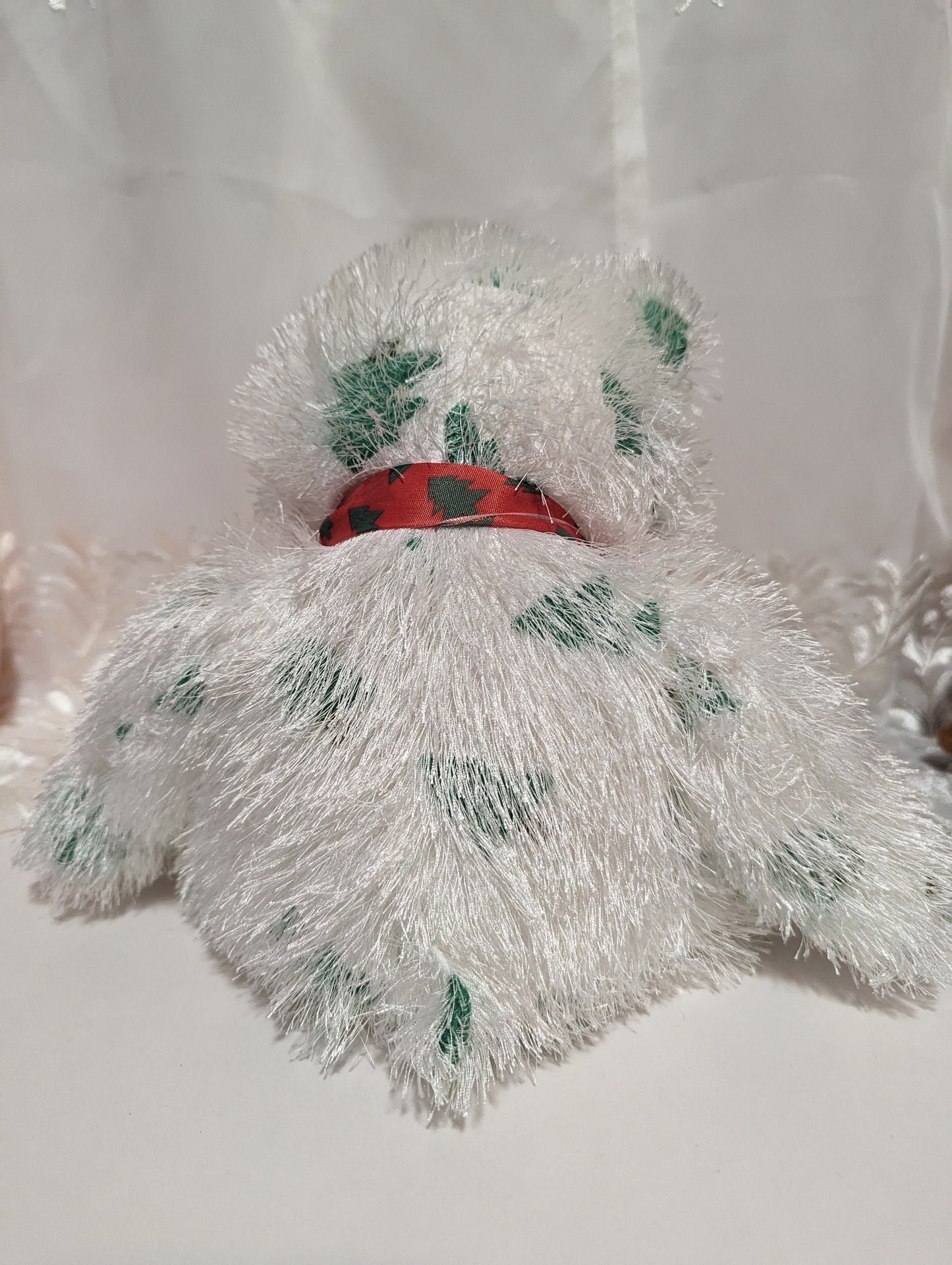 Ty Punkies - Santa Claws The Bear (13in) Creased Tag - Vintage Beanies Canada