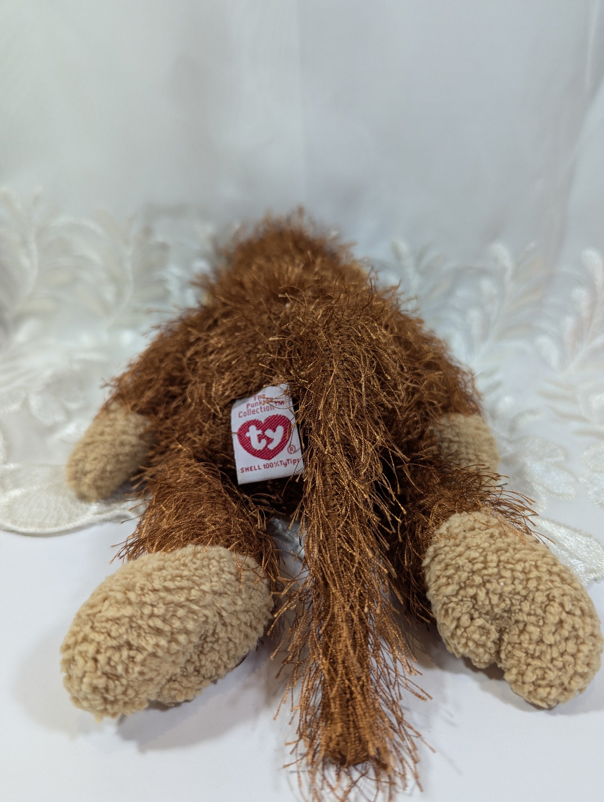 Ty Punky Collection - Zig Zag The Monkey (7in) Near Mint Tag - Vintage Beanies Canada