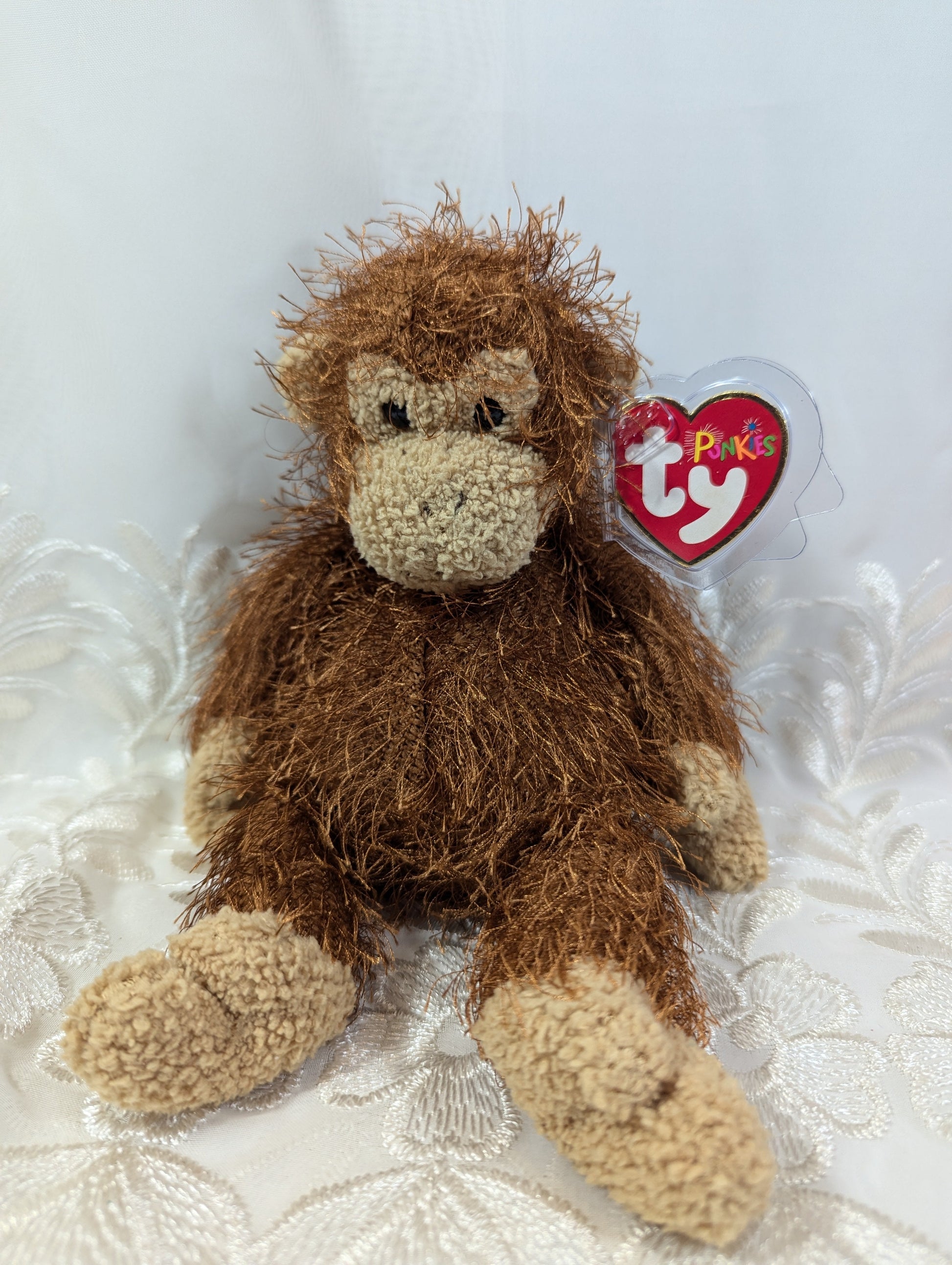 Ty Punky Collection - Zig Zag The Monkey (7in) Near Mint Tag - Vintage Beanies Canada