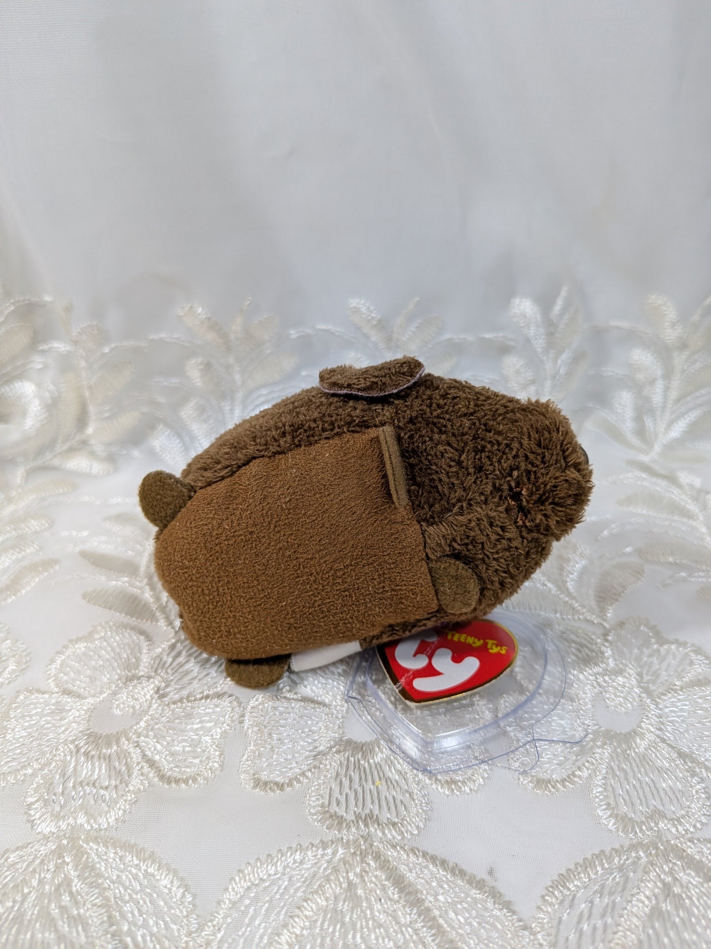 Ty Teeny Tys - Maggie the Brown Dog (4in) Crease Tag - Vintage Beanies Canada