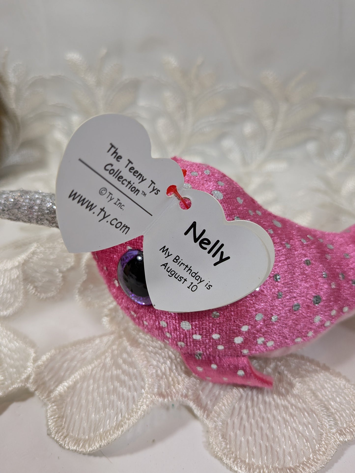 Ty Teeny Tys - Nelly the Narwhal (4in) - Vintage Beanies Canada