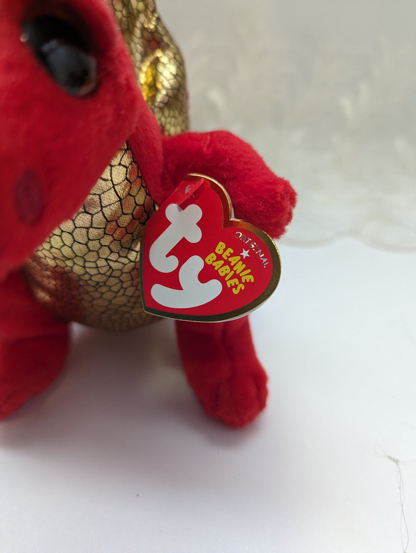 Ty Beanie Baby - Legend The Red Dragon (6in) - Vintage Beanies Canada