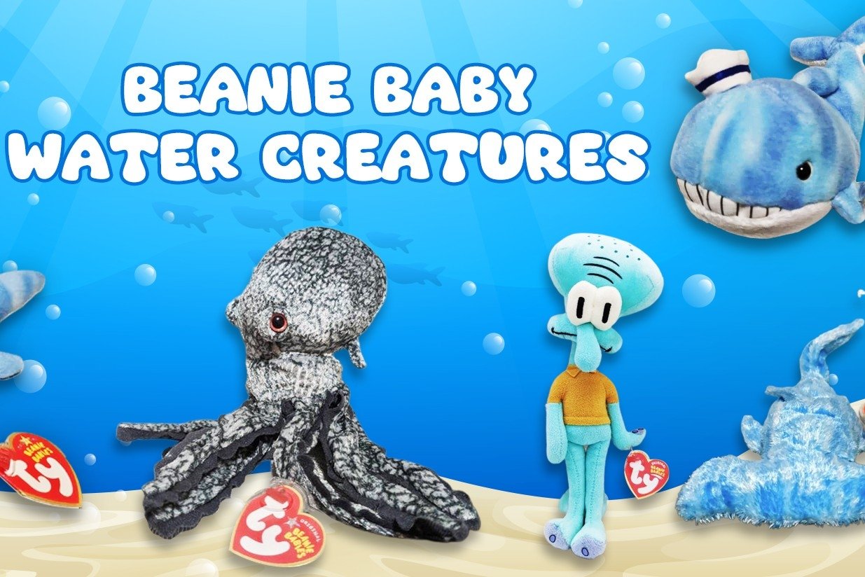 Ty Beanie Baby - Water Creatures - Vintage Beanies Canada