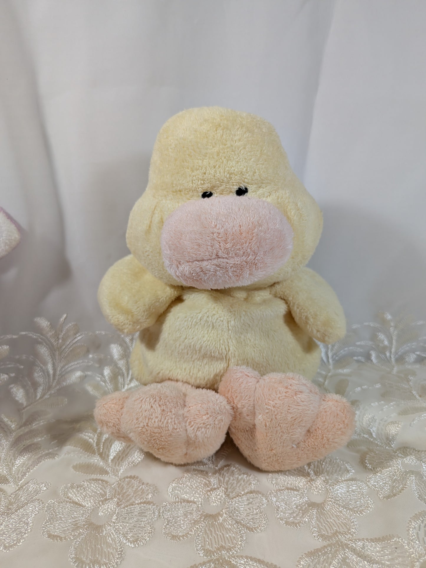 Ty Pluffies - Puddles The Duck (10in) No Hang Tag