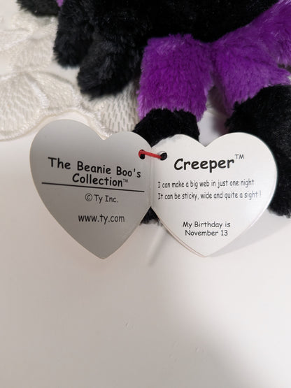 Ty Beanie Boo - Creeper The Spider (7in)