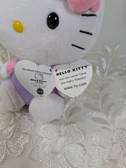 Ty Beanie Baby - Hello Kitty With Purple Easter Bunny Ears (6In)