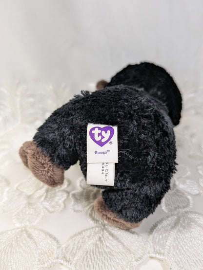 Ty Beanie Boo -  Romeo the gorilla (6in) *Rare* First Gen, Purple Tag