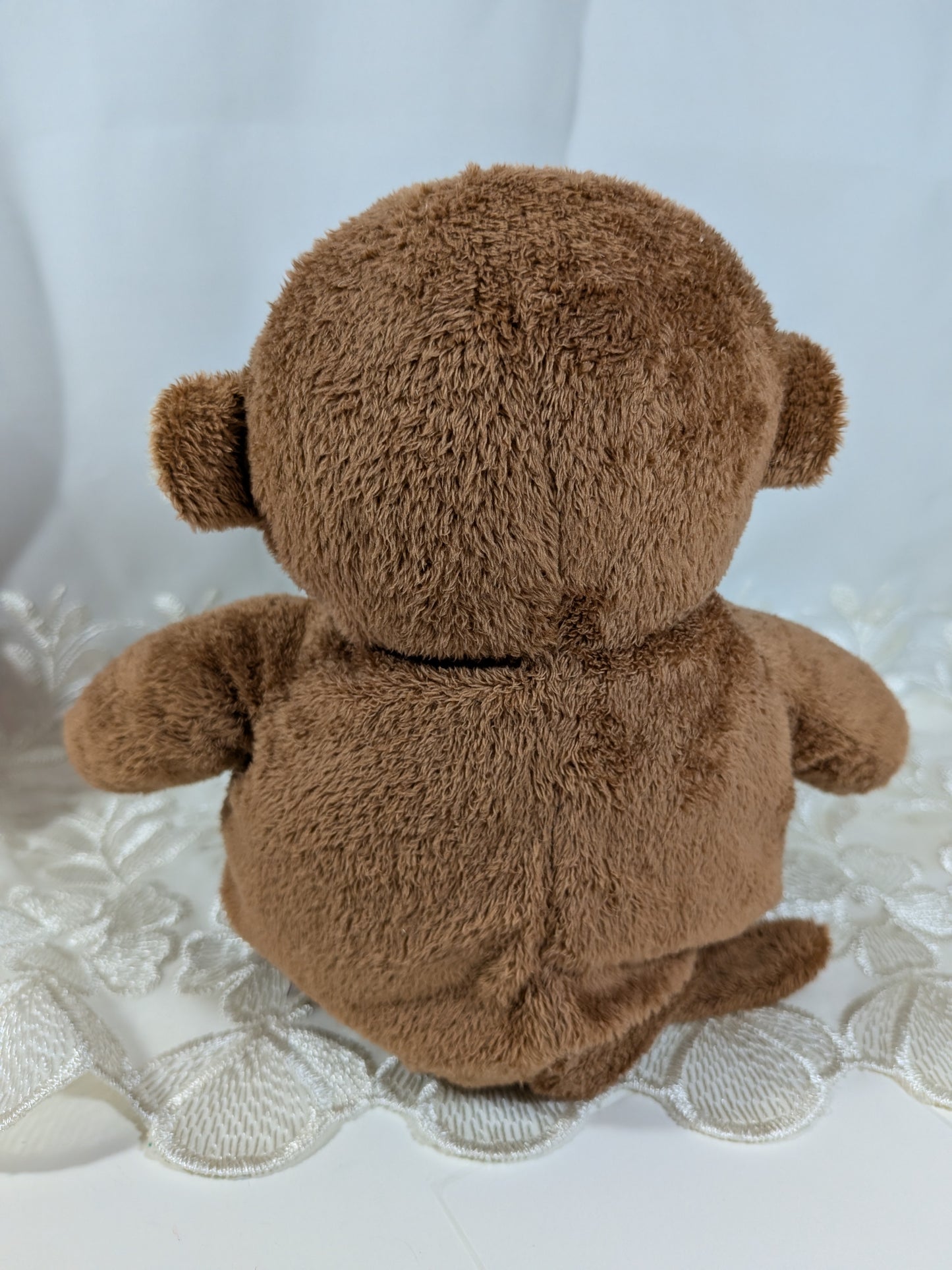 Ty Pluffies Collection - Dangles The Brown Monkey (11in) No hang tag.