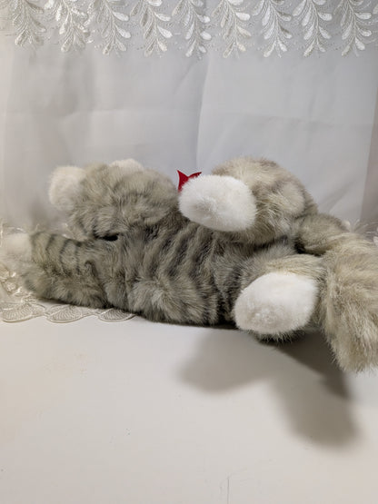 Ty Classic Collection - AL. E KAT The Grey Tabby Cat (16 in) No Tag